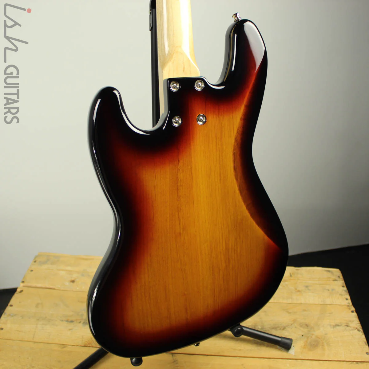 2019 G&L Fullerton Deluxe JB Bass 3 Tone Sunburst - Image 7