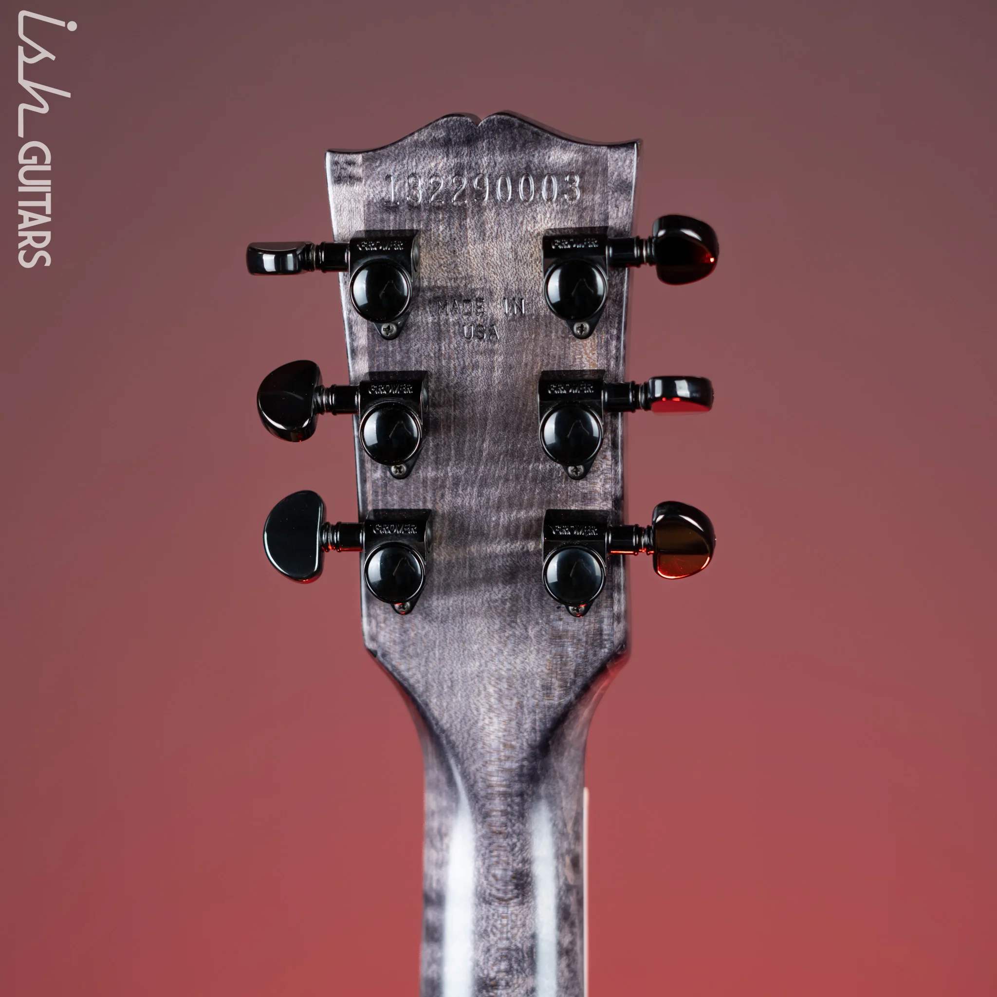 2019 Gibson Les Paul Dark Knight Smoke Black Burst - Image 18