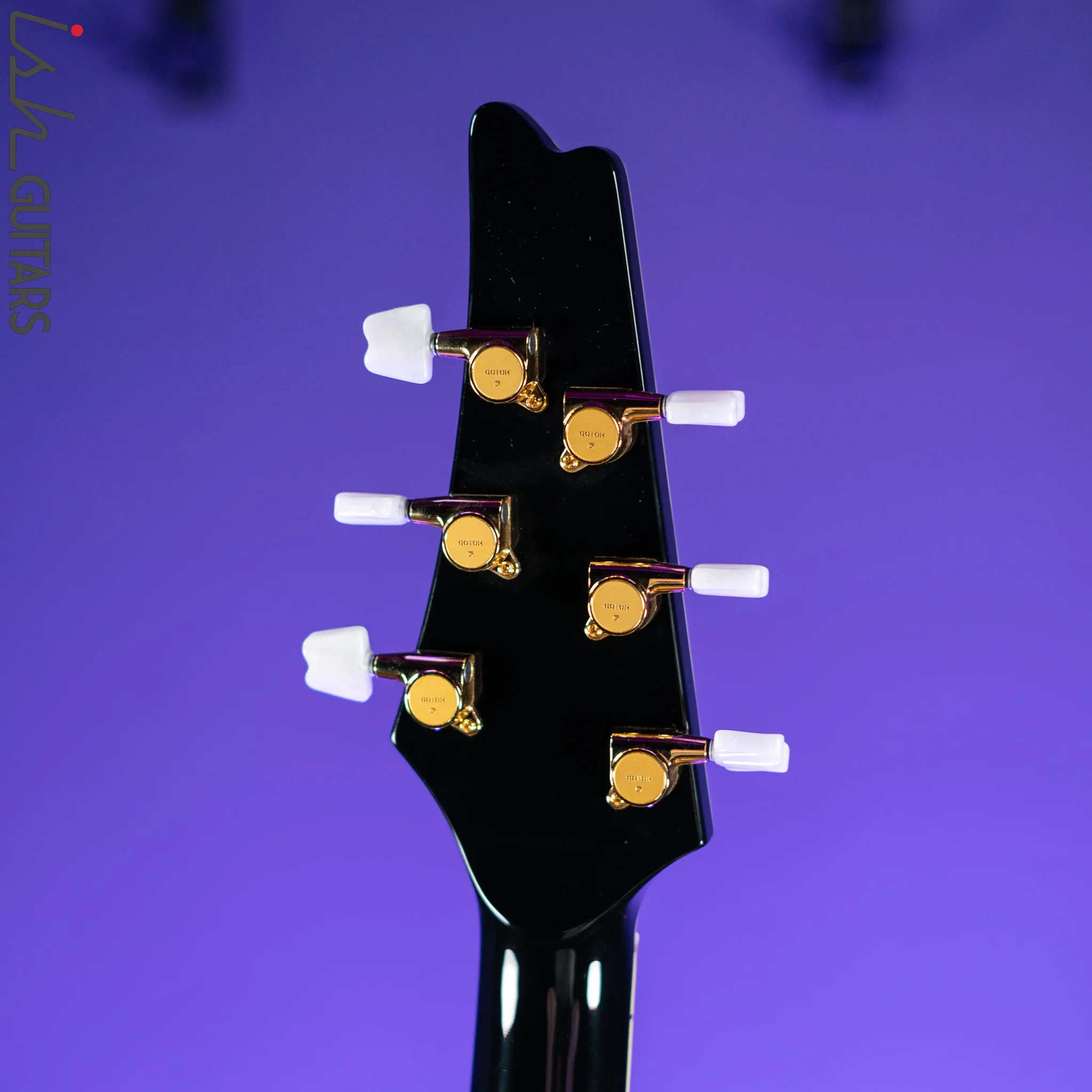 2019 Ibanez Paul Stanley Signature PS4CM Gold Cracked Mirror - Image 15