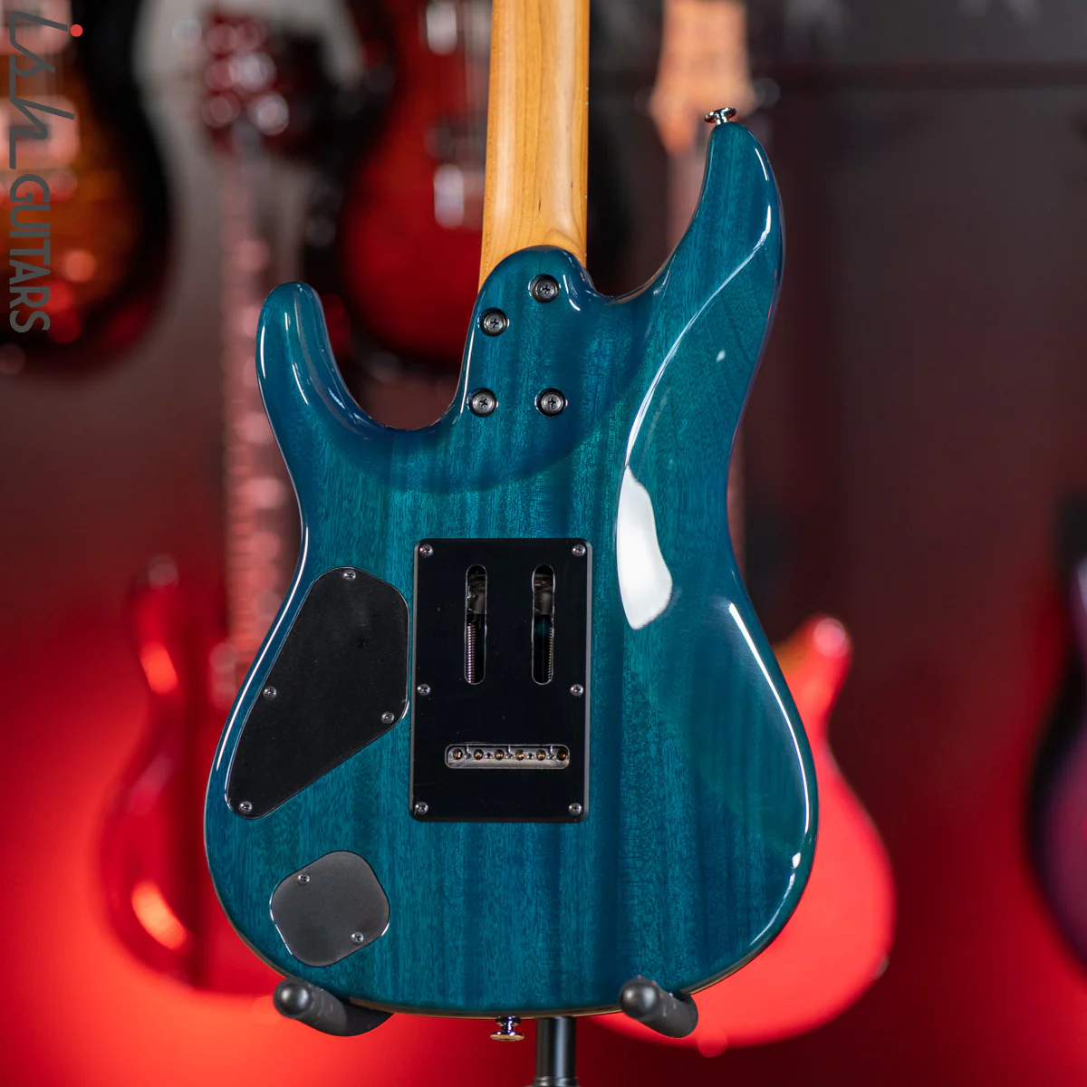 2019 Ibanez Prestige MM1 Martin Miller Signature Transparent Aqua Blue - Image 7