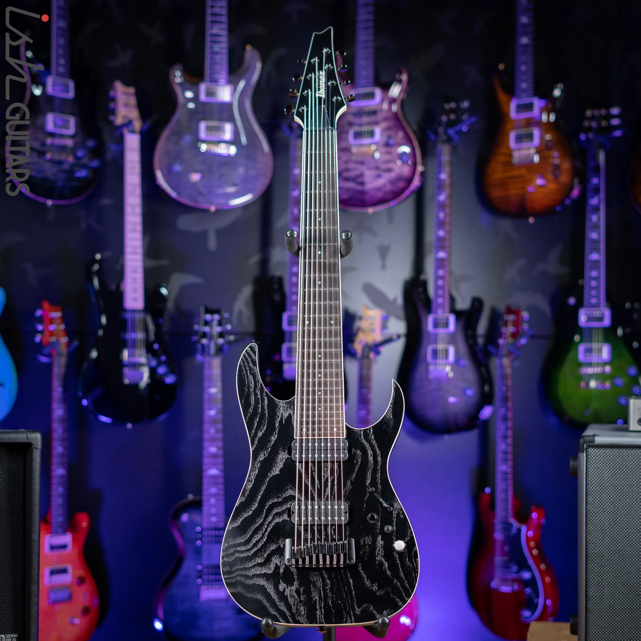 2019 Ibanez Prestige RG5328 8-String Lightning Through A Dark - Image 2