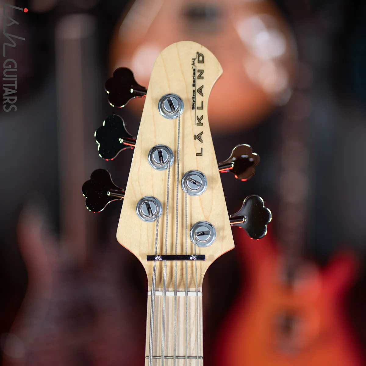 2019 Lakland Skyline Series 55-02 5-String Bass Purple - Image 6