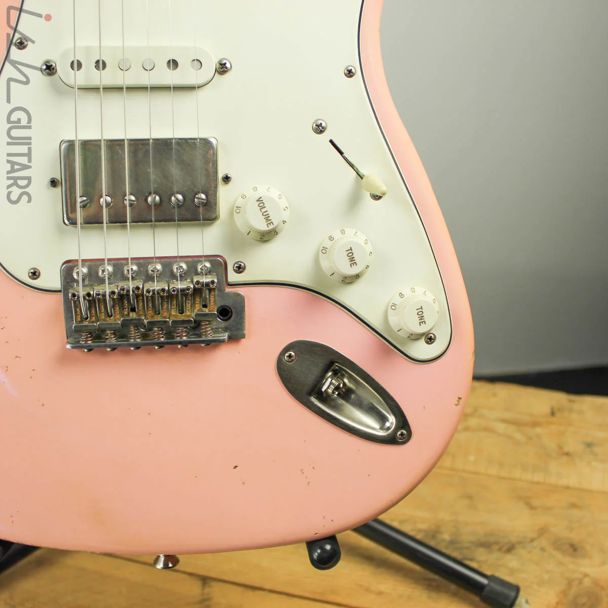 2019 LsL Instruments Saticoy SSH Relic Shell Pink Roasted Maple - Image 3