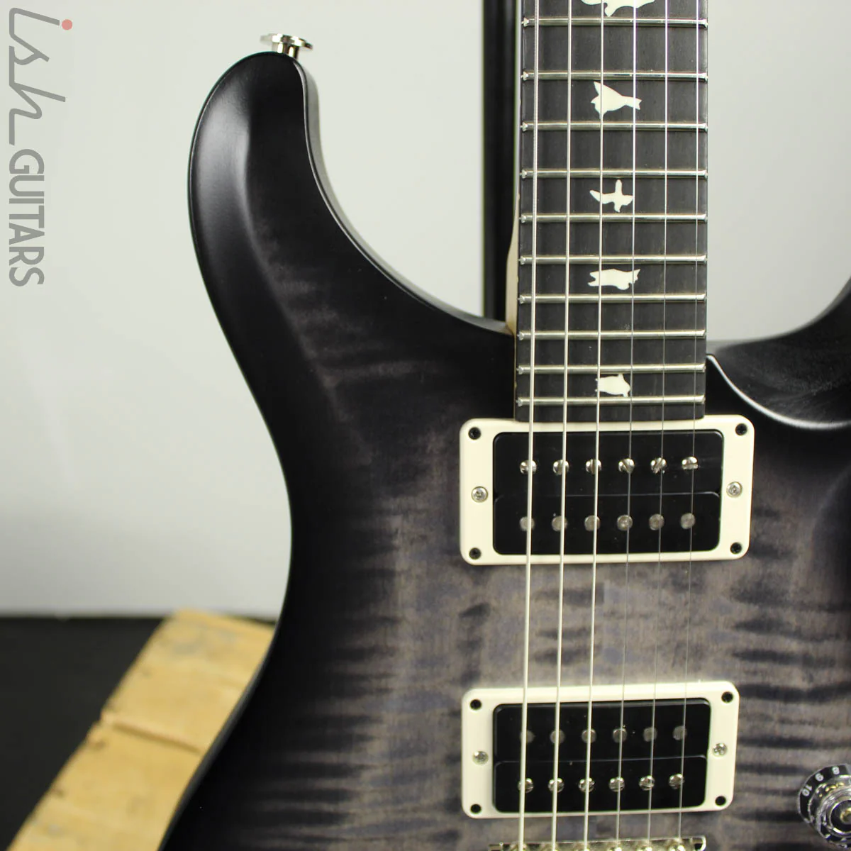 2019 Paul Reed Smith PRS CE 24 Custom Grey Black Smokewrap Satin - Image 4