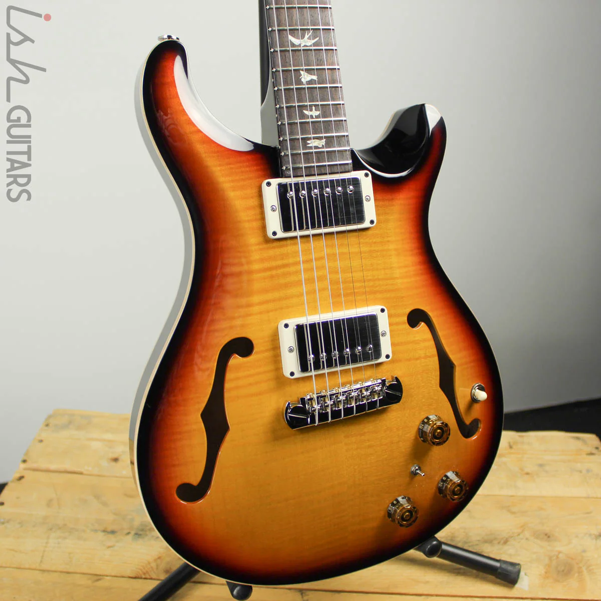 2019 Paul Reed Smith PRS Hollowbody II Piezo Tri-Color Sunburst