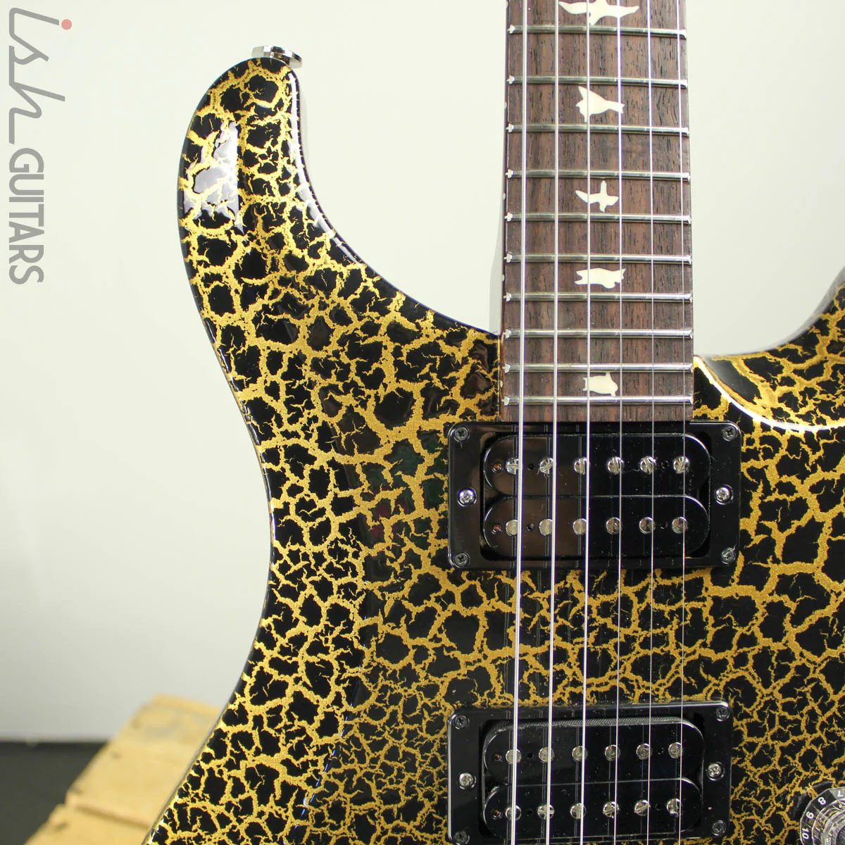 2019 PRS S2 Custom 24 Gold Crackle Custom Color - Image 4