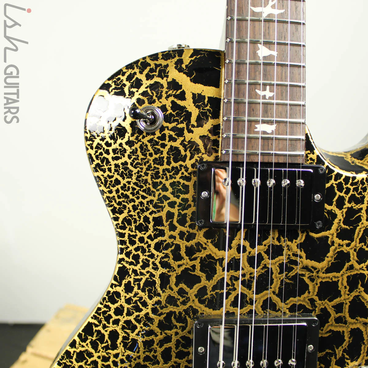 2019 Paul Reed Smith PRS S2 Singlecut Gold Crackle Custom Color - Image 4