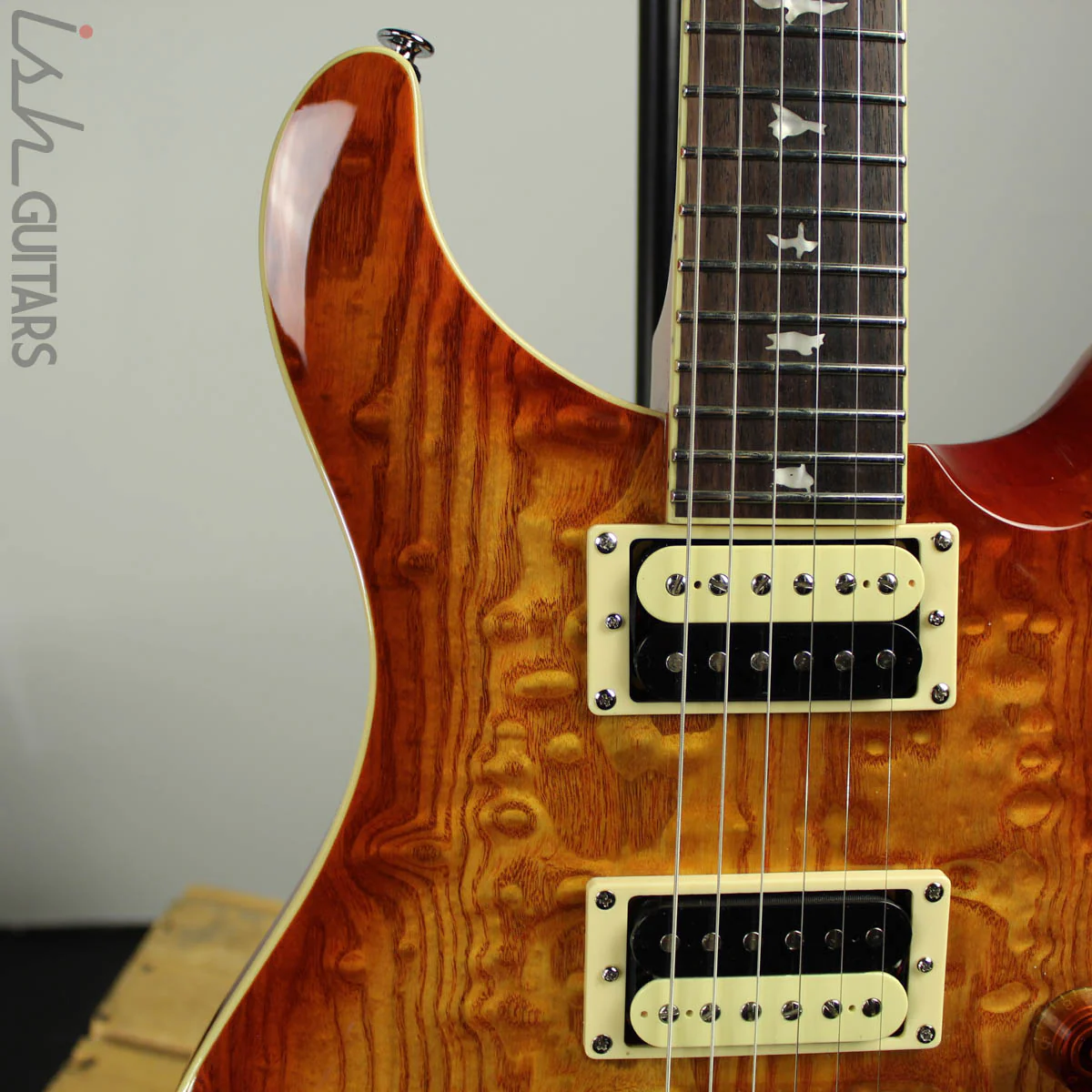 2020 PRS SE Custom 24 Burled Ash Vintage Sunburst - Image 4