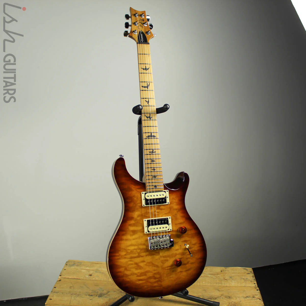 2019 Paul Reed Smith PRS SE Custom 24 Roasted Maple Limited Tobacco Sunburst - Image 2