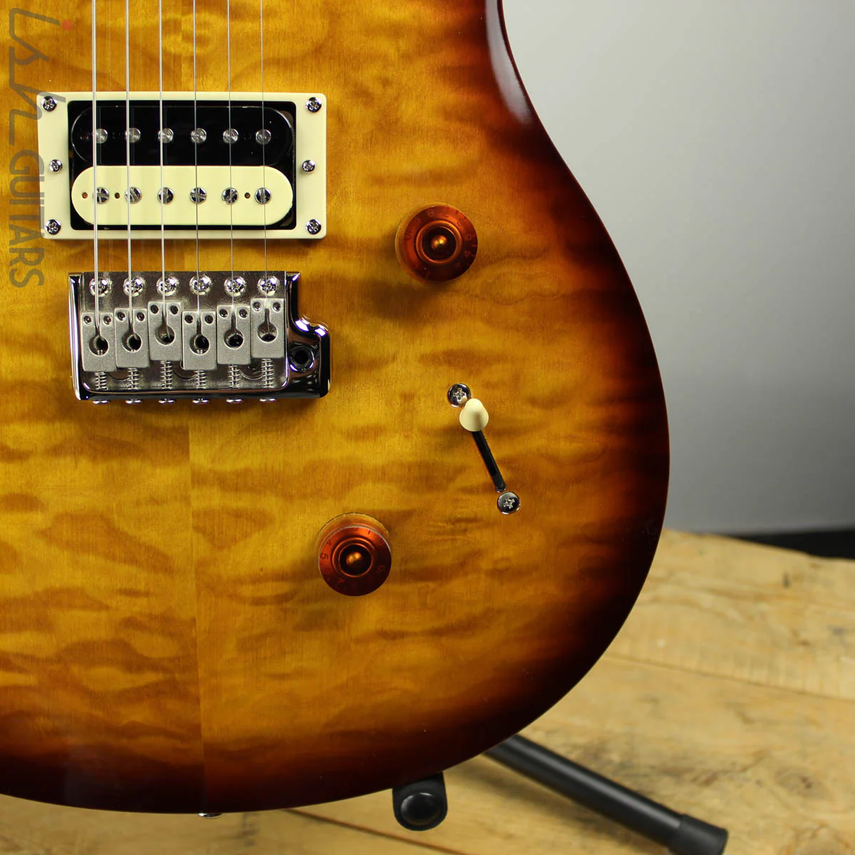 2019 Paul Reed Smith PRS SE Custom 24 Roasted Maple Limited Tobacco Sunburst - Image 3