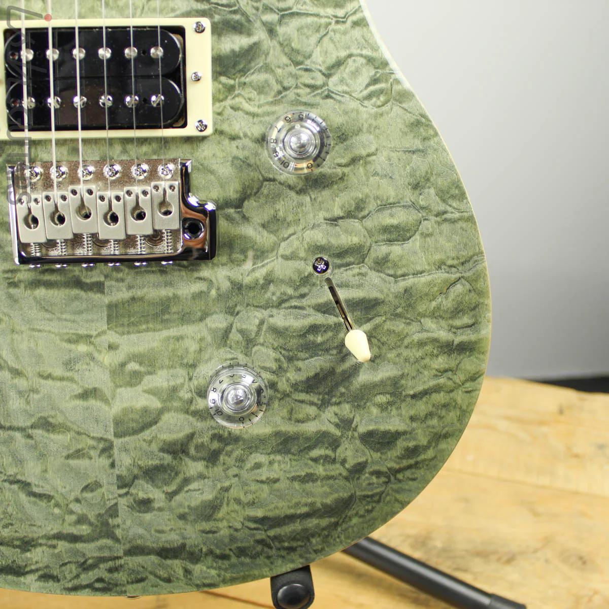 2019 Paul Reed Smith PRS SE Custom 24 Roasted Maple Limited Trampas Green - Image 3