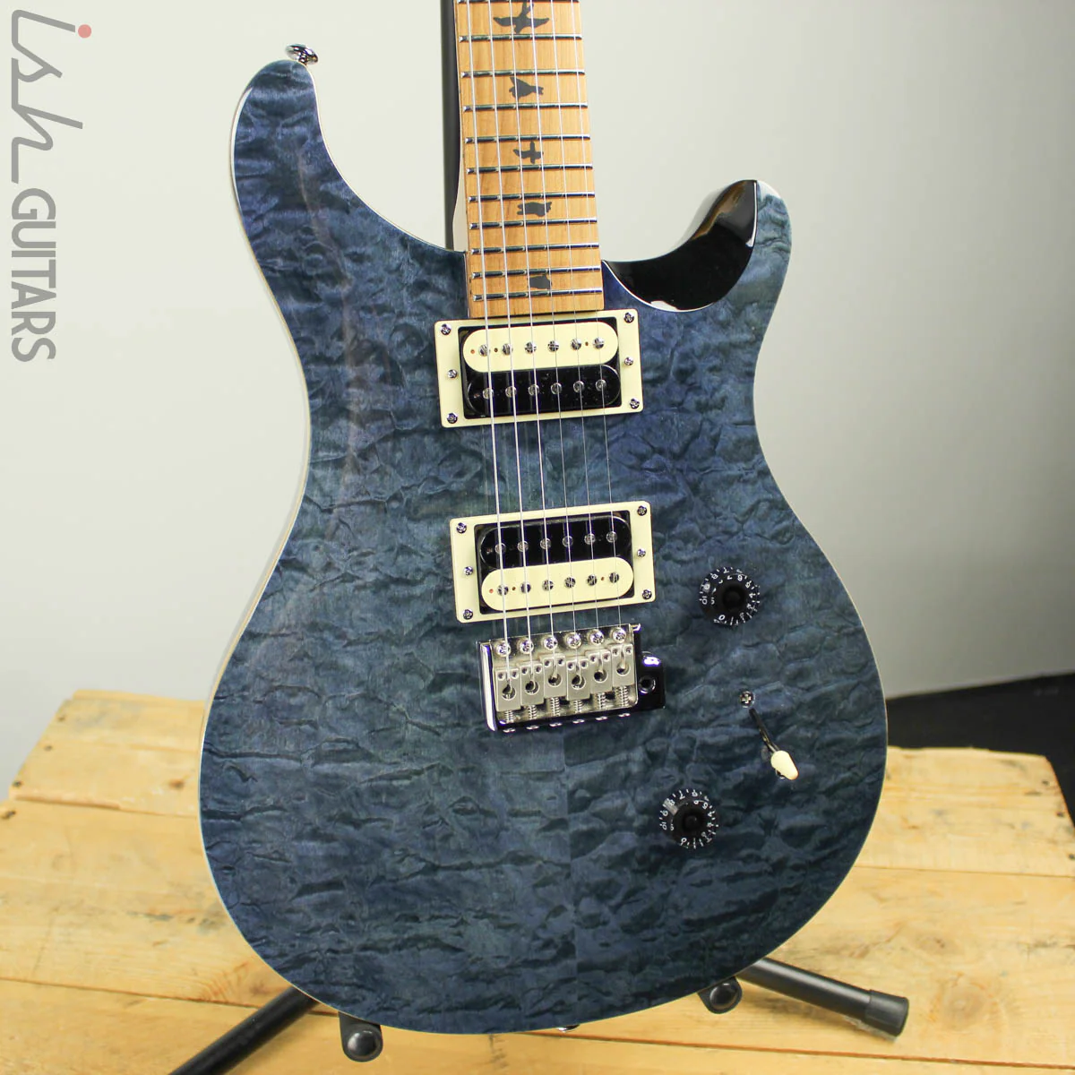 2019 Paul Reed Smith PRS SE Custom 24 Roasted Maple Limited Whale Blue