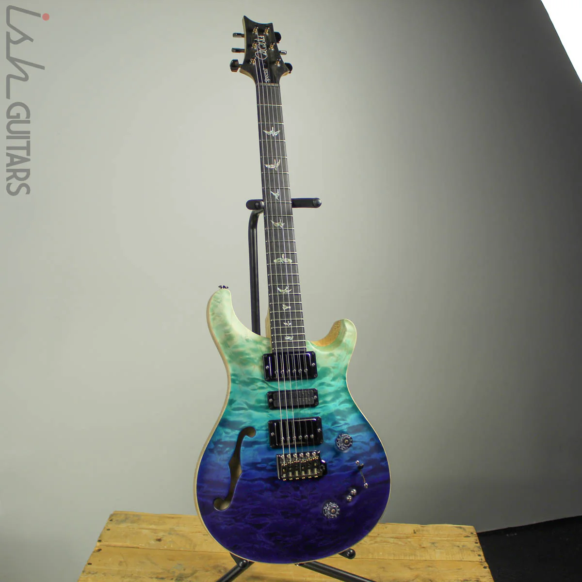 2019 Paul Reed Smith PRS Wood Library Special 22 Blue Fade - Image 2