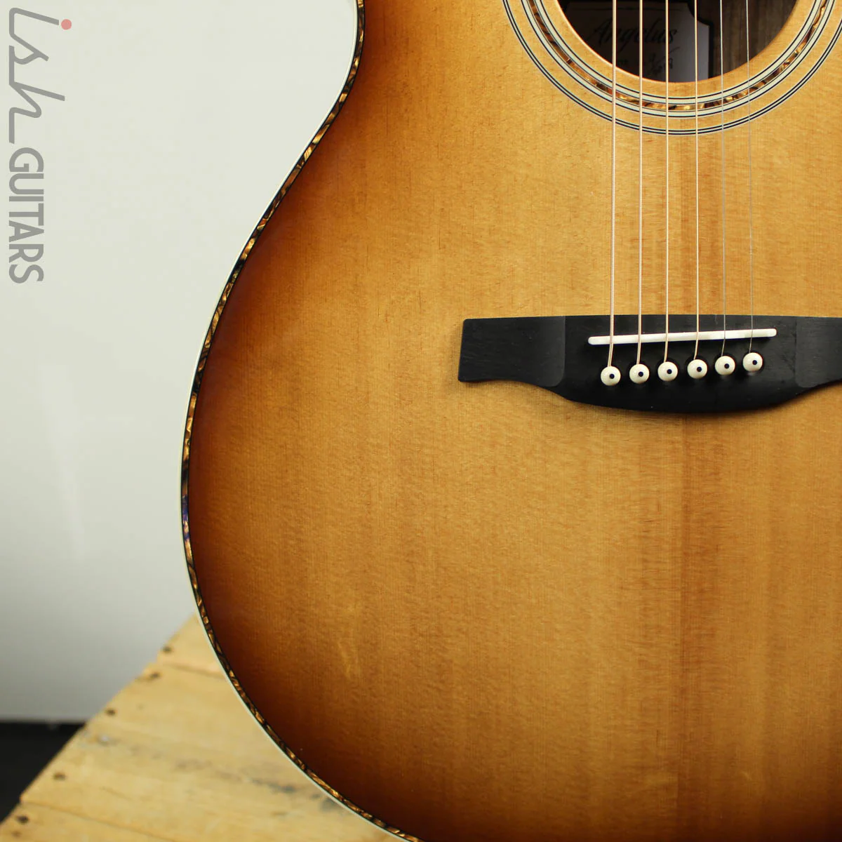 2019 PRS SE A40E Angelus Tobacco Sunburst Acoustic Electric - Image 4