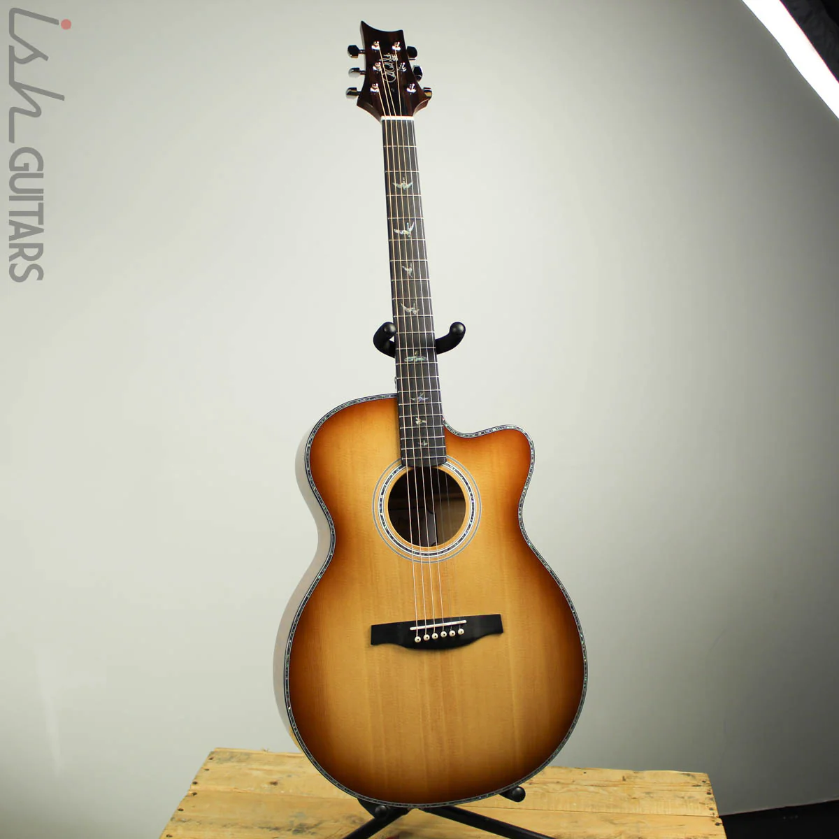 2019 PRS SE A50E Angelus Vintage Sunburst Acoustic Electric - Image 2