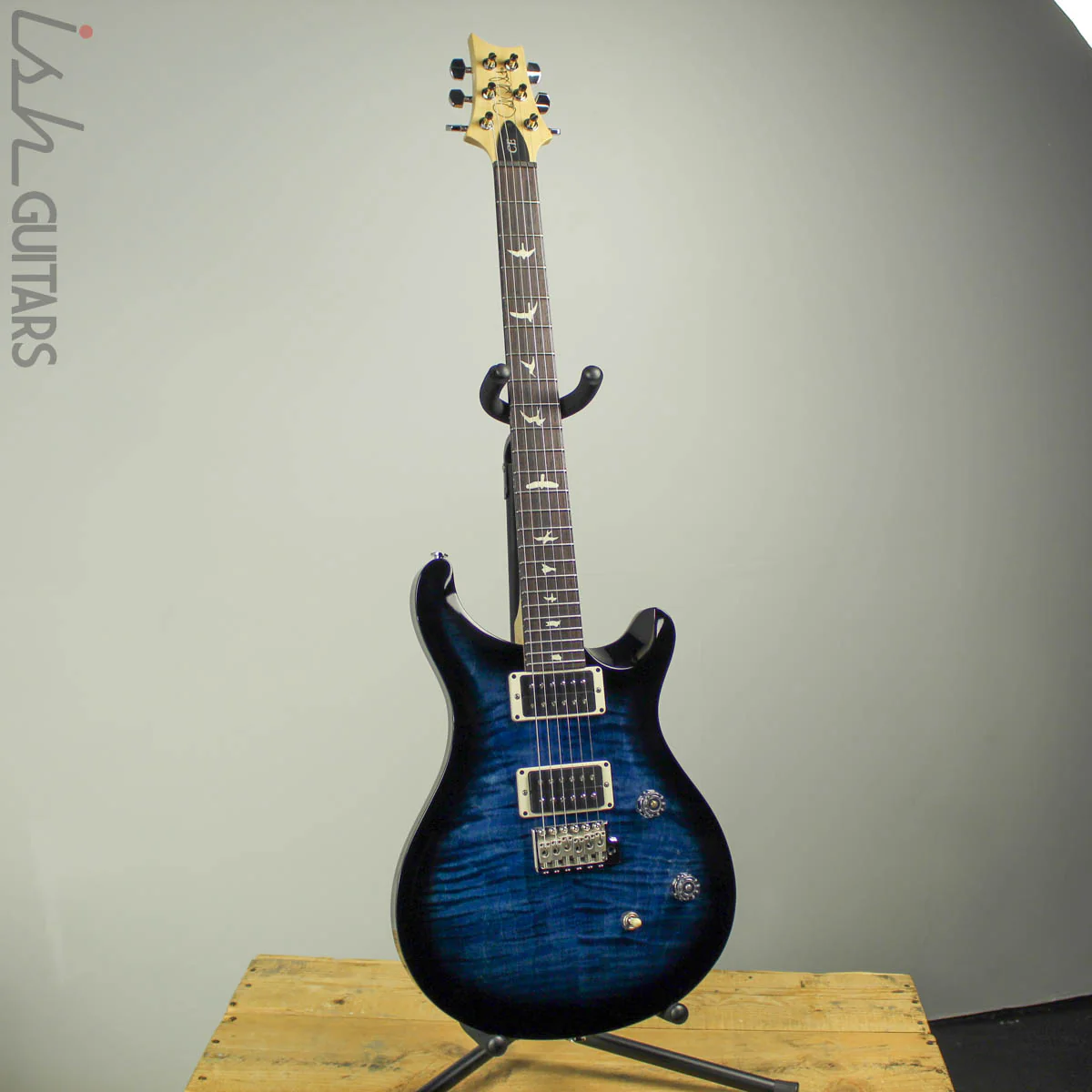 2019 PRS Paul Reed Smith CE 24 Whale Blue Smoke Wrap Burst - Image 2