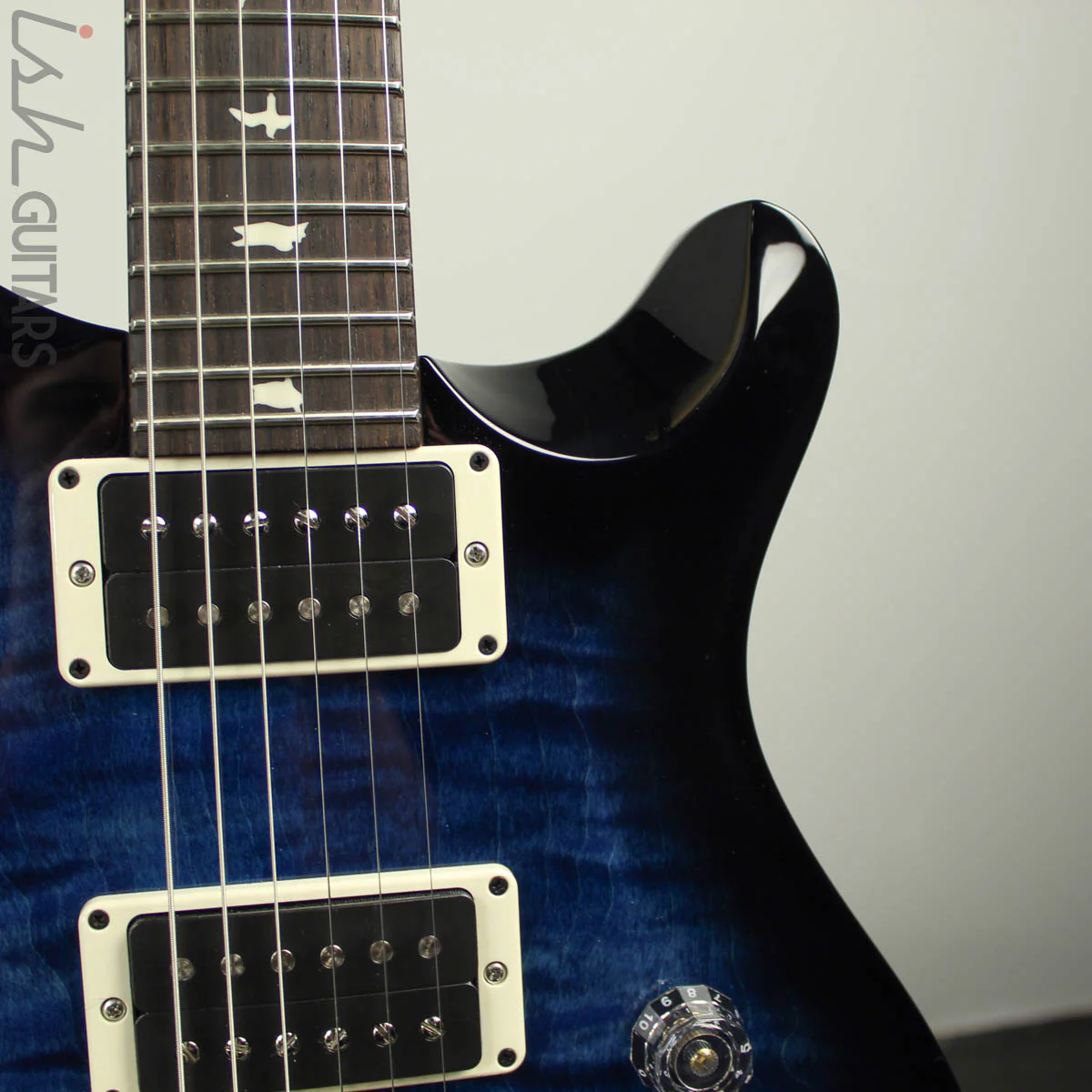 2019 PRS Paul Reed Smith CE 24 Whale Blue Smoke Wrap Burst - Image 3