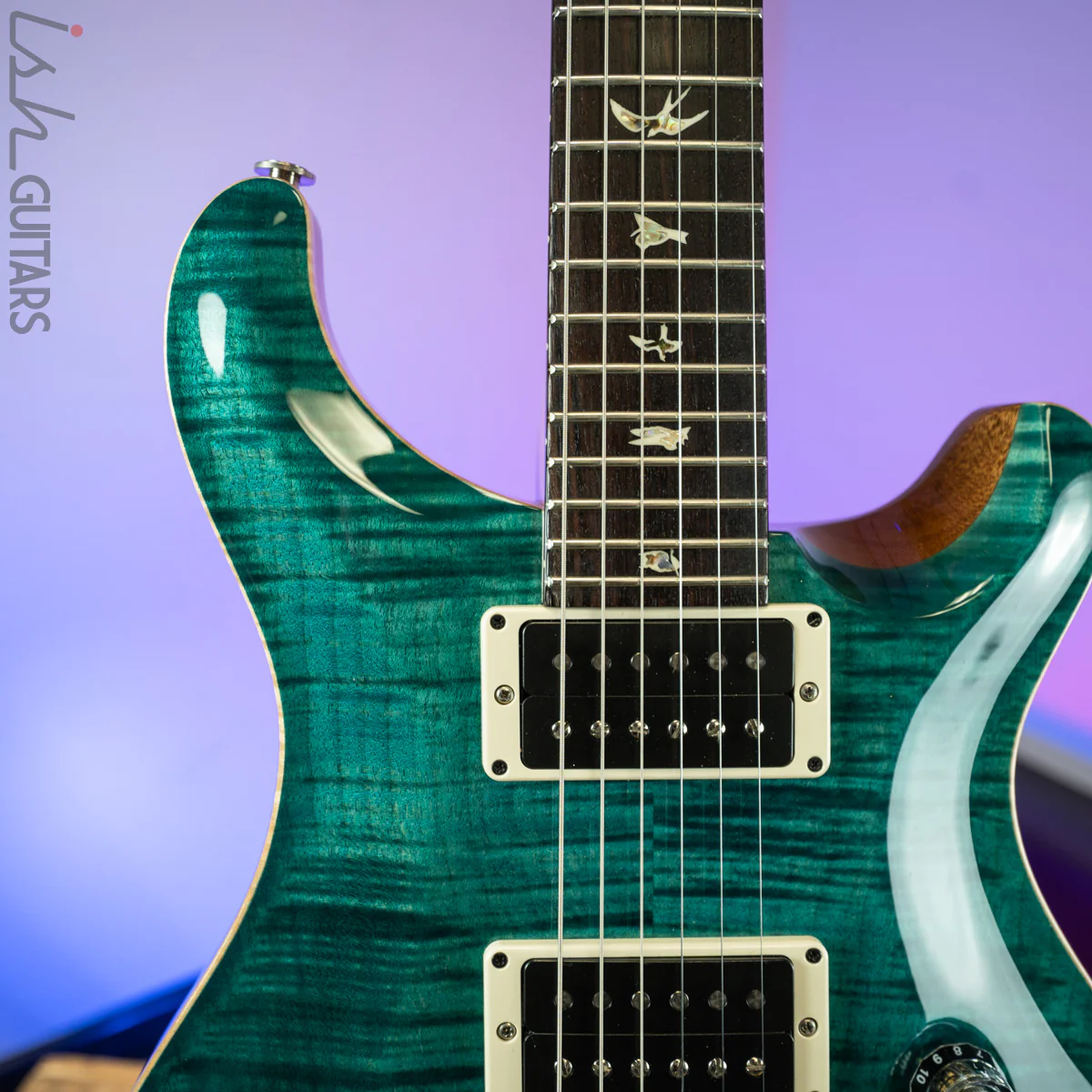 2019 PRS Custom 24-08 Turquoise Pattern Thin - Image 3