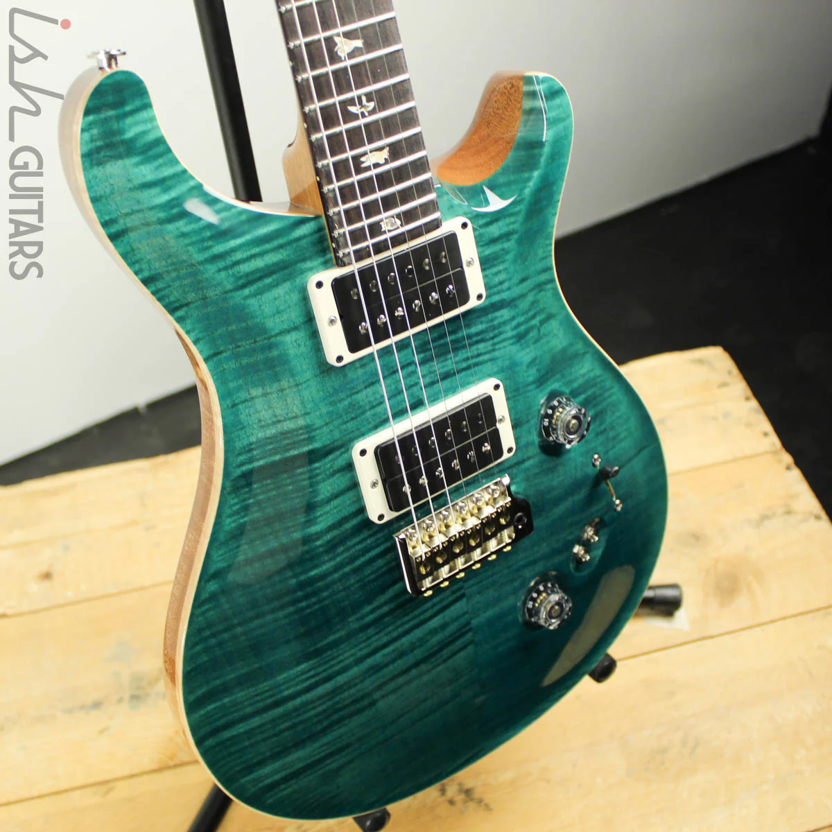2019 PRS Custom 24-08 Custom Turquoise Finish Pattern Thin Neck - Image 9