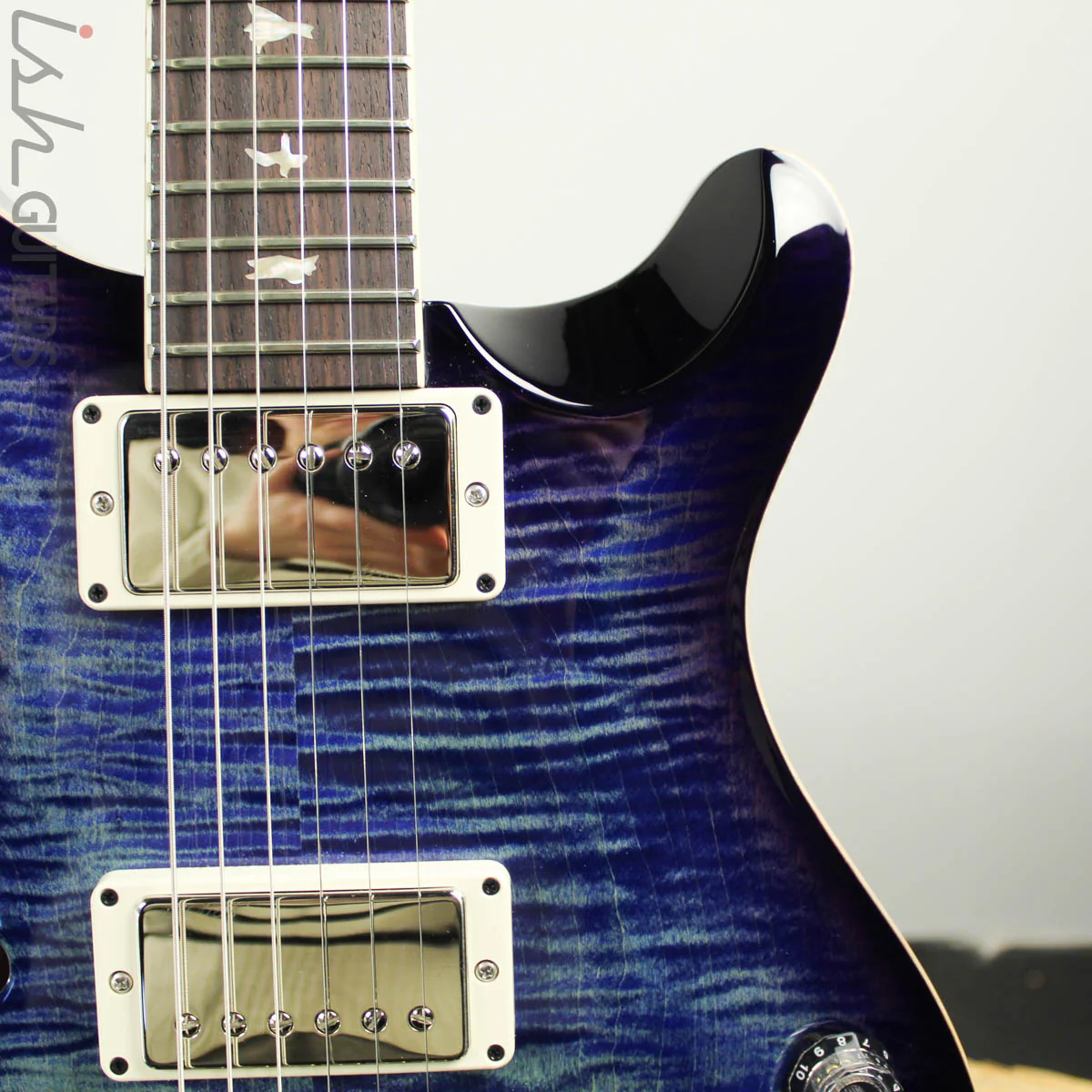 2019 PRS McCarty 594 Semi-Hollow River Blue Purpleburst - Image 3