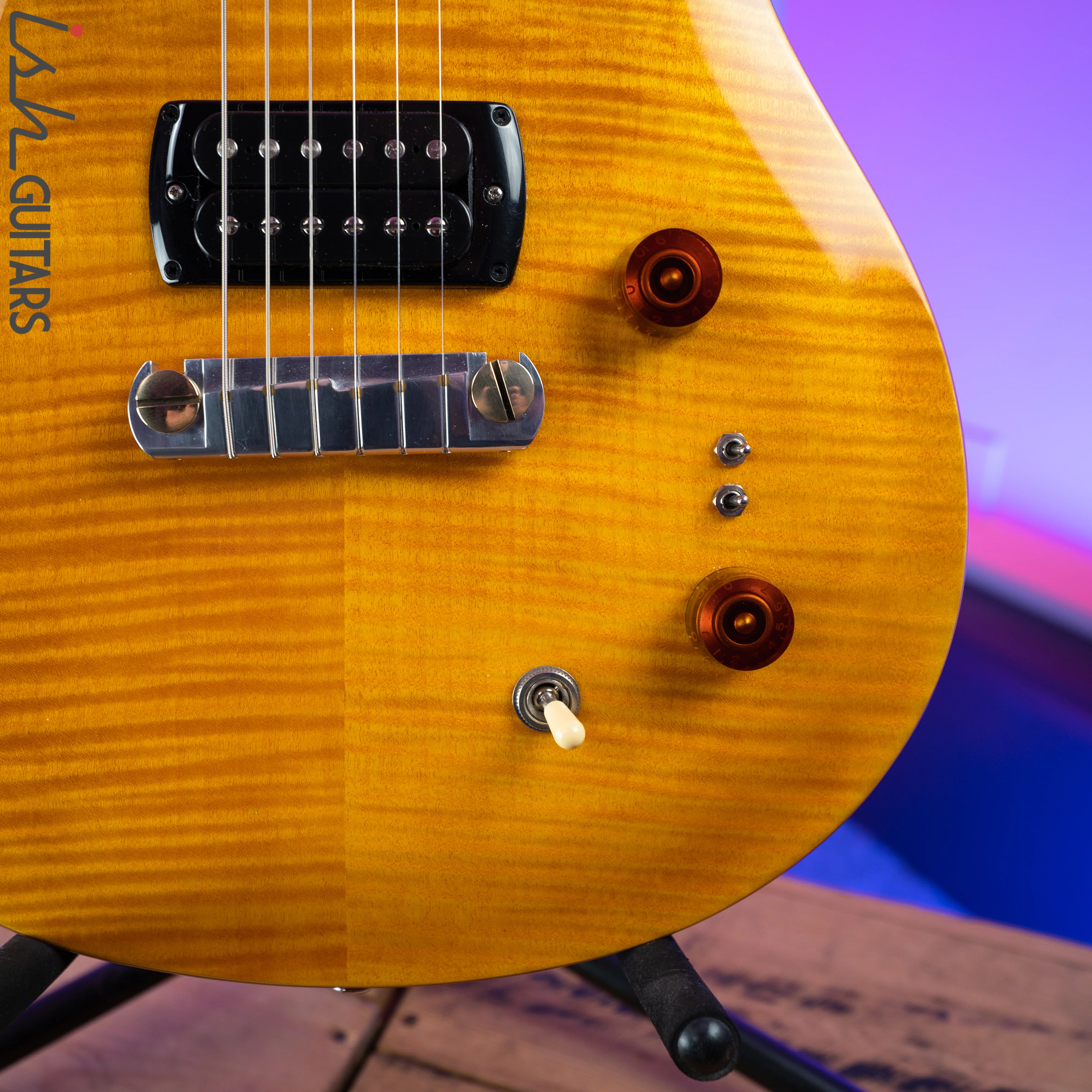 2019 PRS Paul Reed Smith SE Paul's Guitar Amber - Image 4