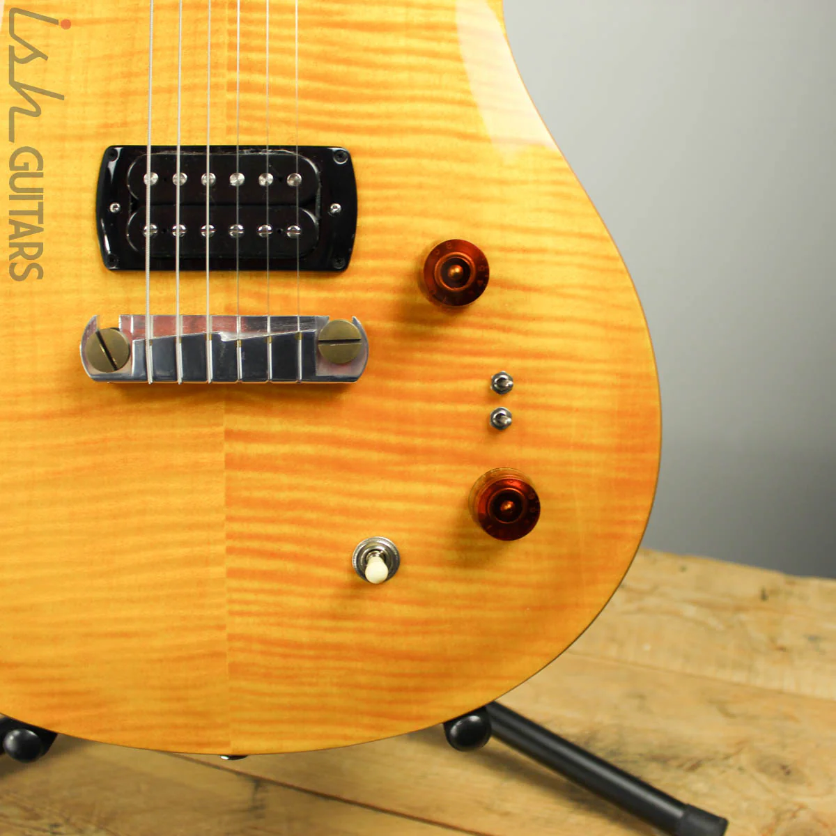 2019 PRS Paul Reed Smith SE Paul's Guitar Amber - Image 3