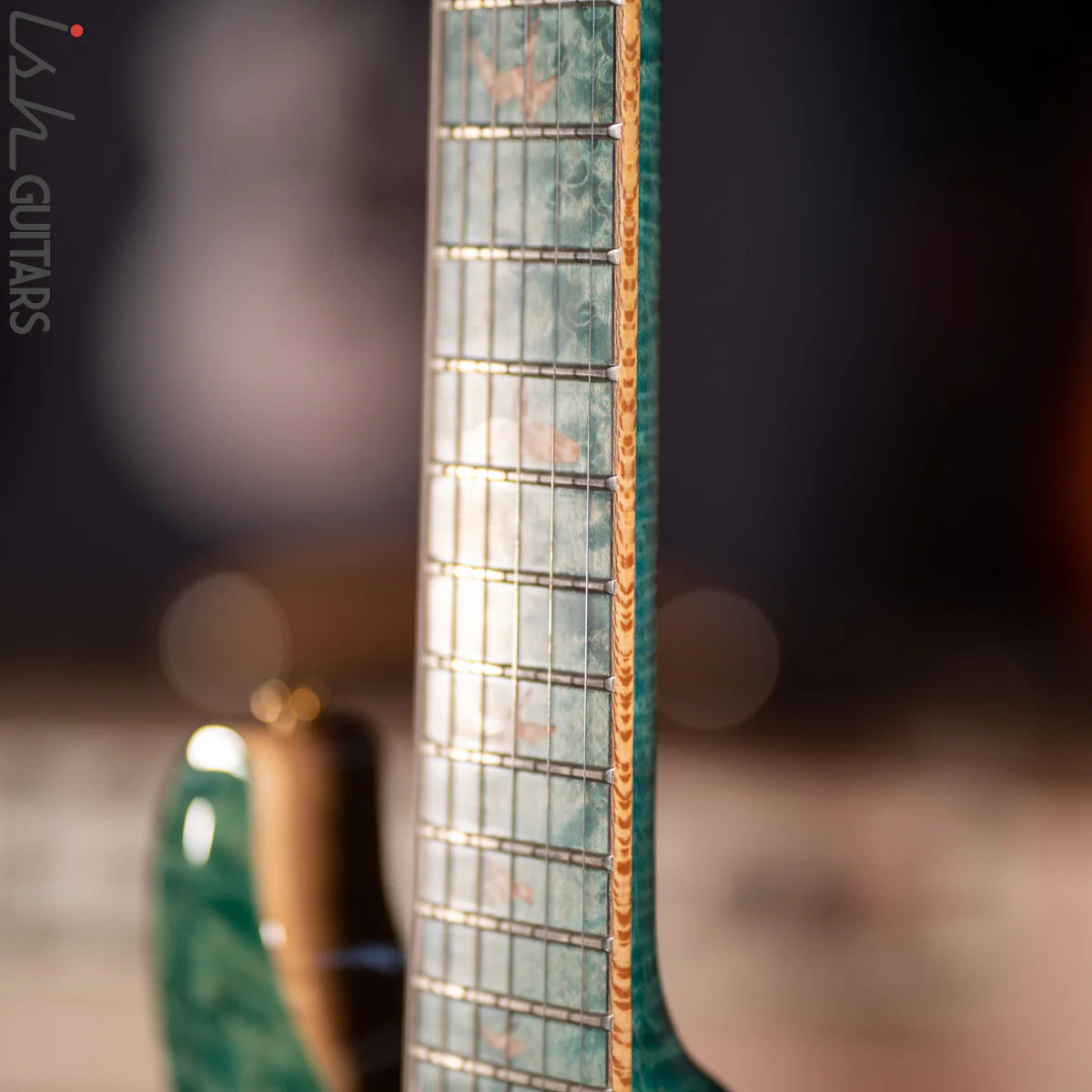 2019 PRS Private Stock Custom 24 Birdseye Maple Bahamian Blue - Image 7