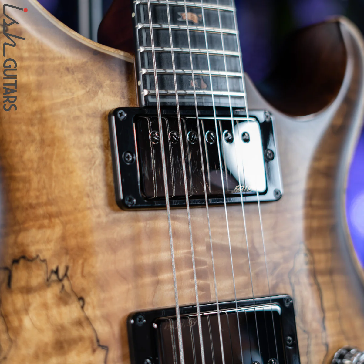 2019 PRS Private Stock Custom 24 Spalted Maple Natural Satin - Image 19