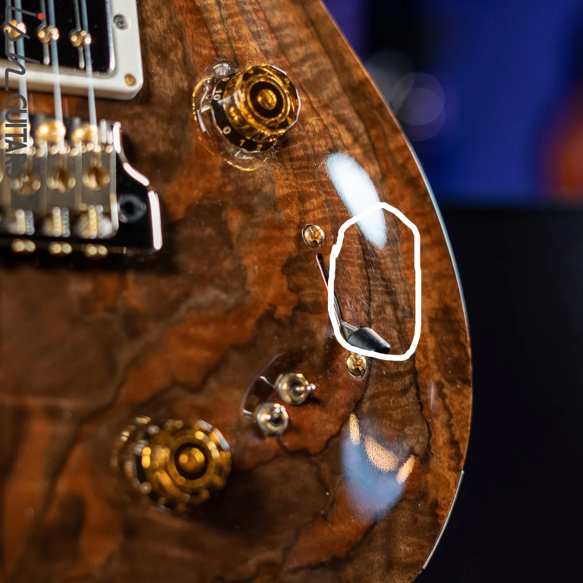 2019 PRS Private Stock Special Semi-Hollow Natural Walnut - Image 5