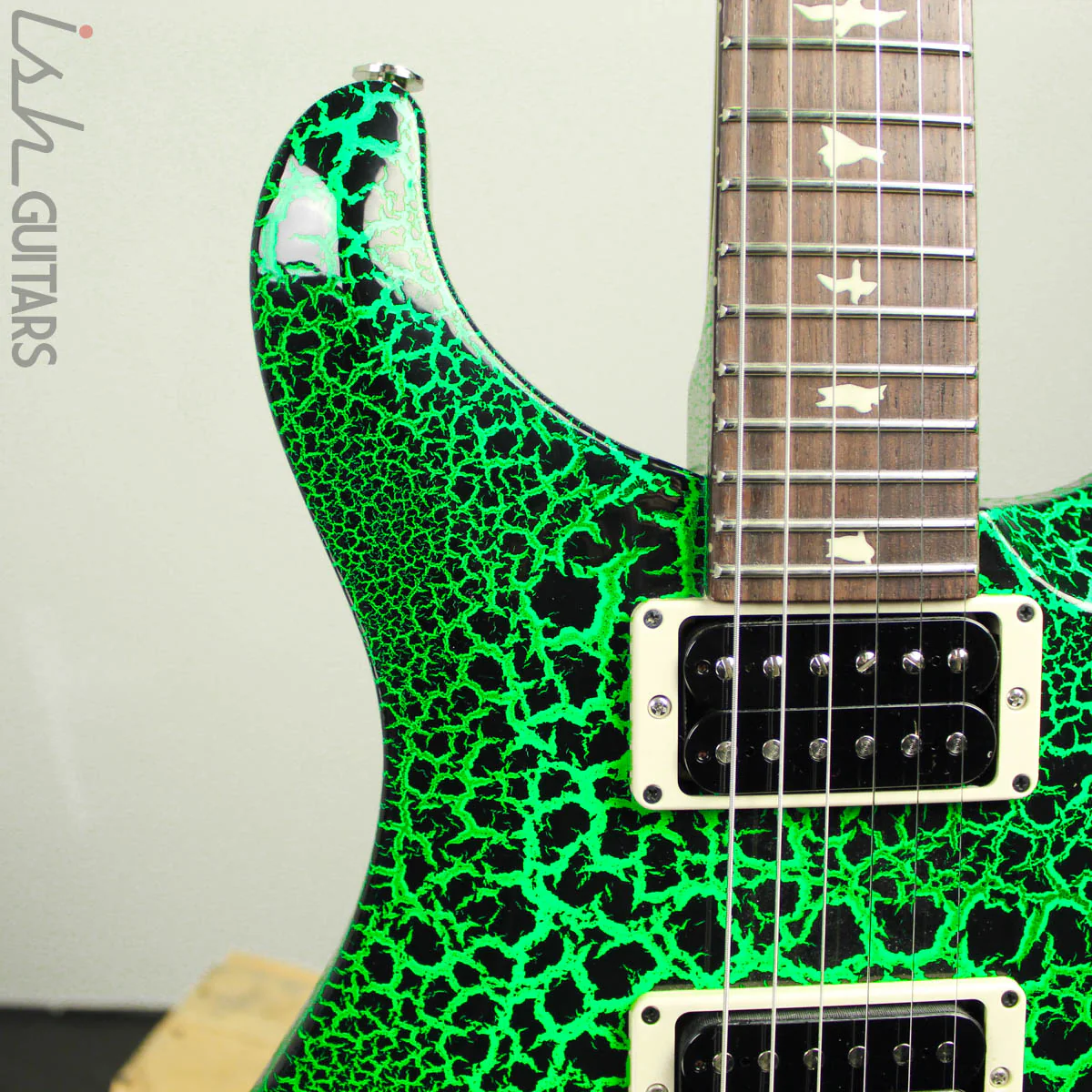 2019 PRS S2 Custom 24 Green Crackle - Image 5