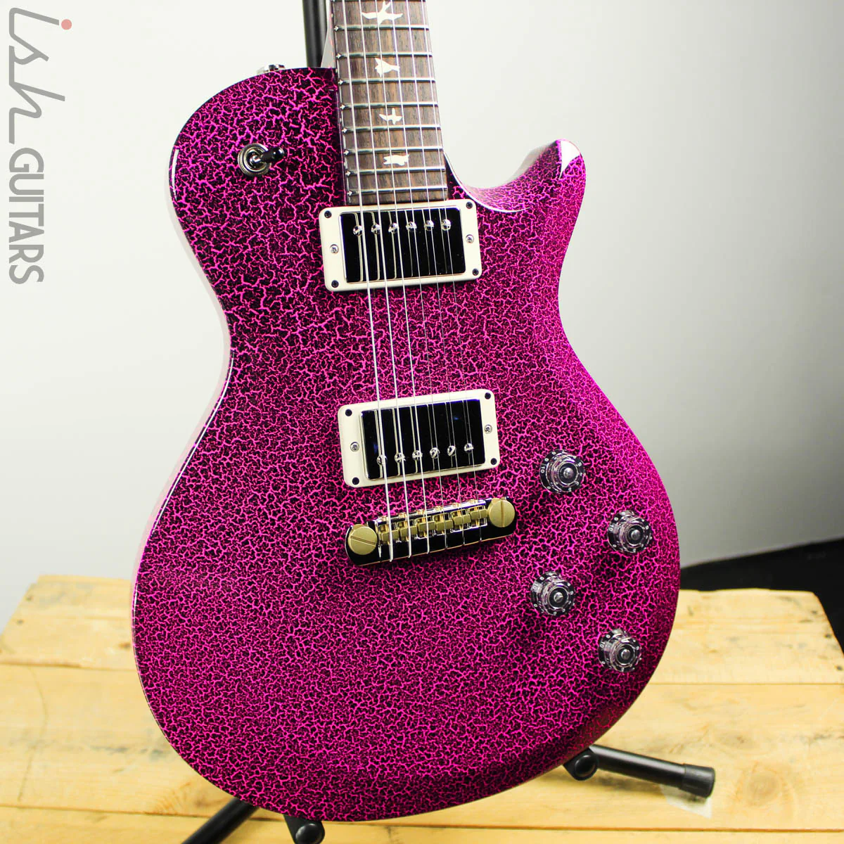 2019 PRS S2 Singlecut Pink Crackle - Image 2