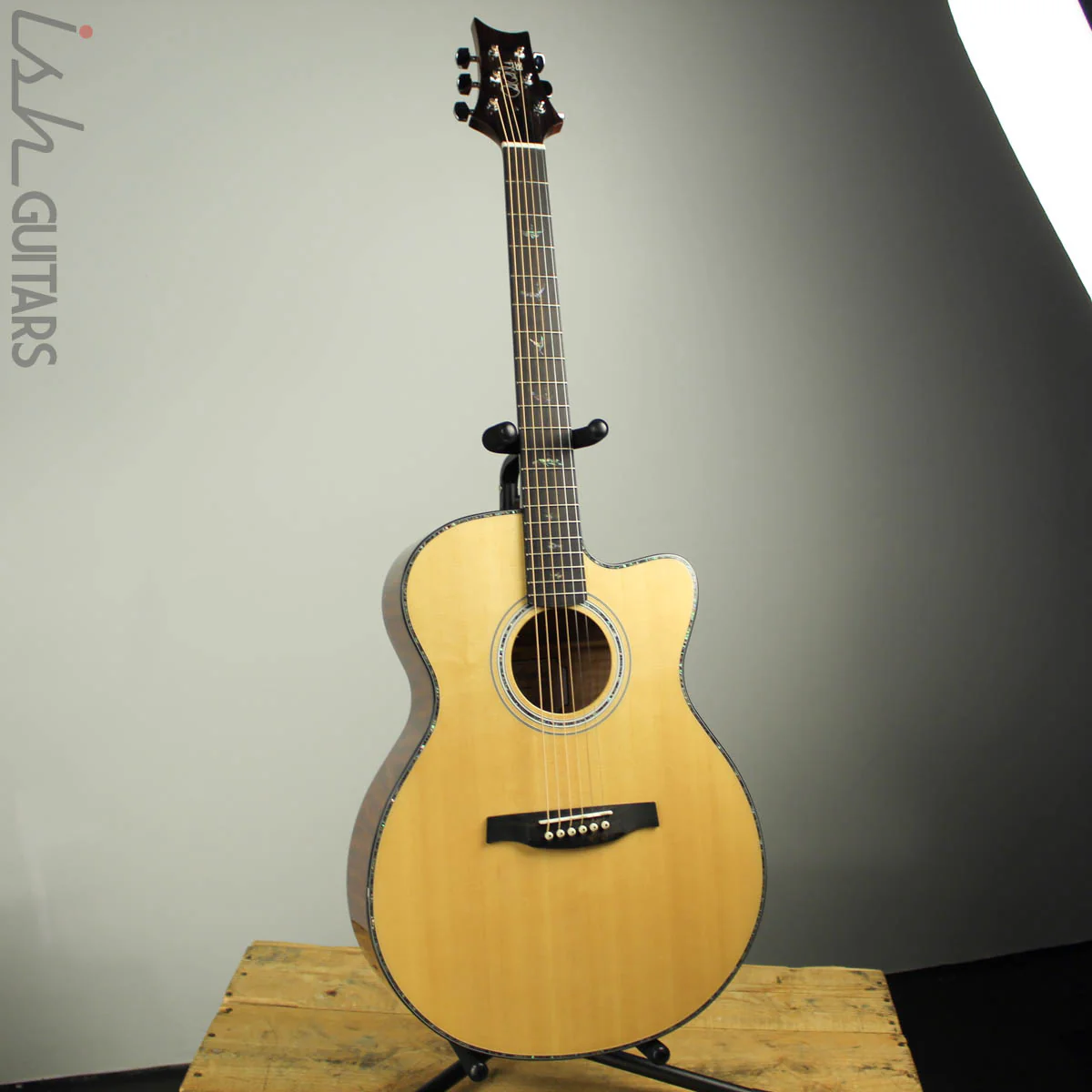 2019 PRS SE A55E Angelus Black Gold Burst Acoustic Electric B-Stock - Image 2