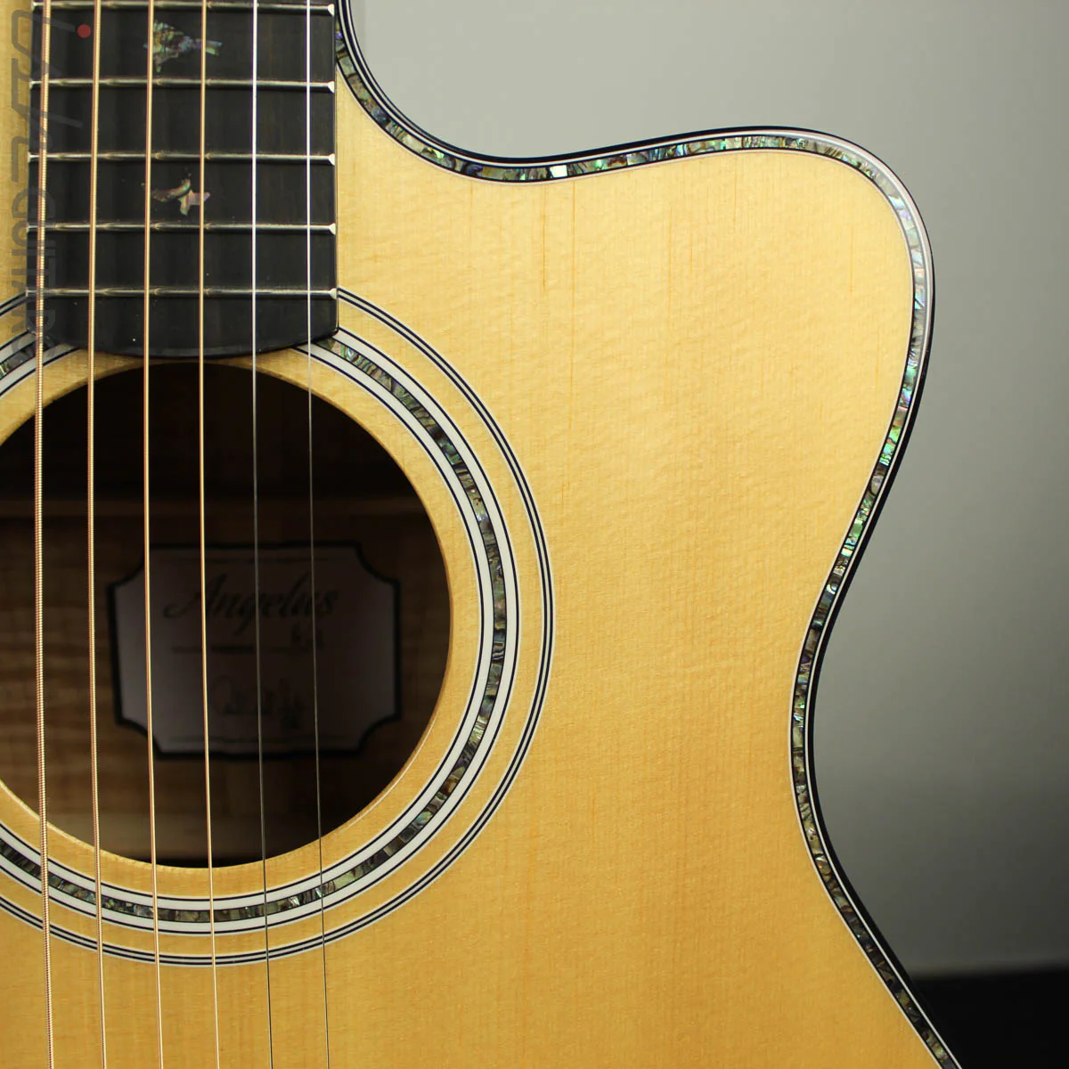 2019 PRS SE A55E Angelus Black Gold Burst Acoustic Electric B-Stock - Image 4