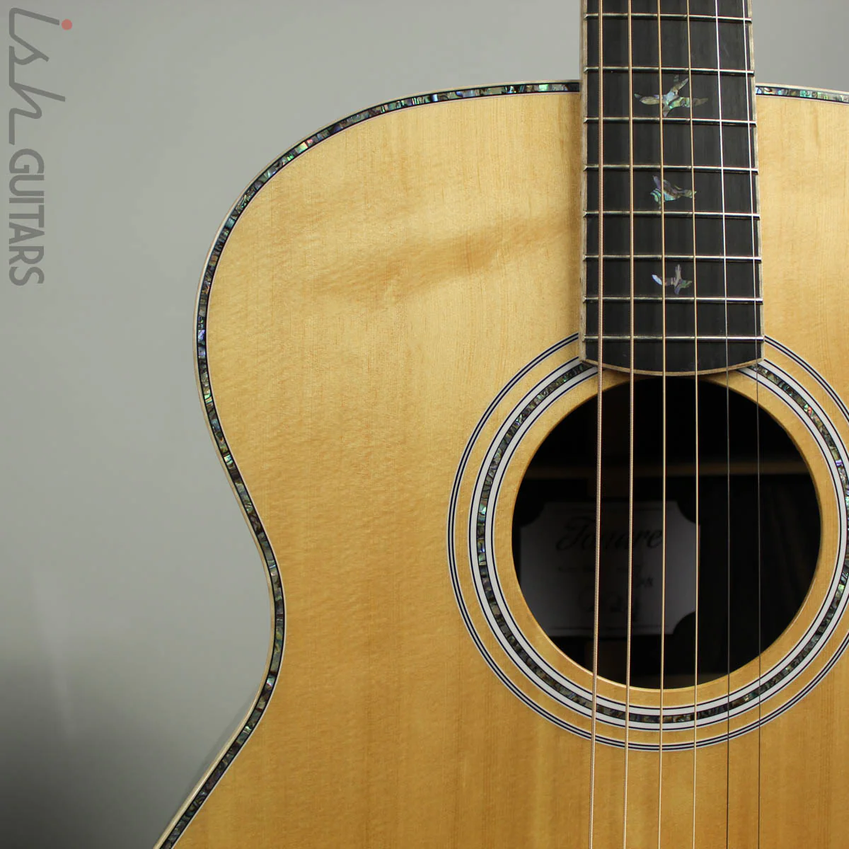 2019 PRS SE T60E Tonare Acoustic Electric Ziricote Back and Sides - Image 4