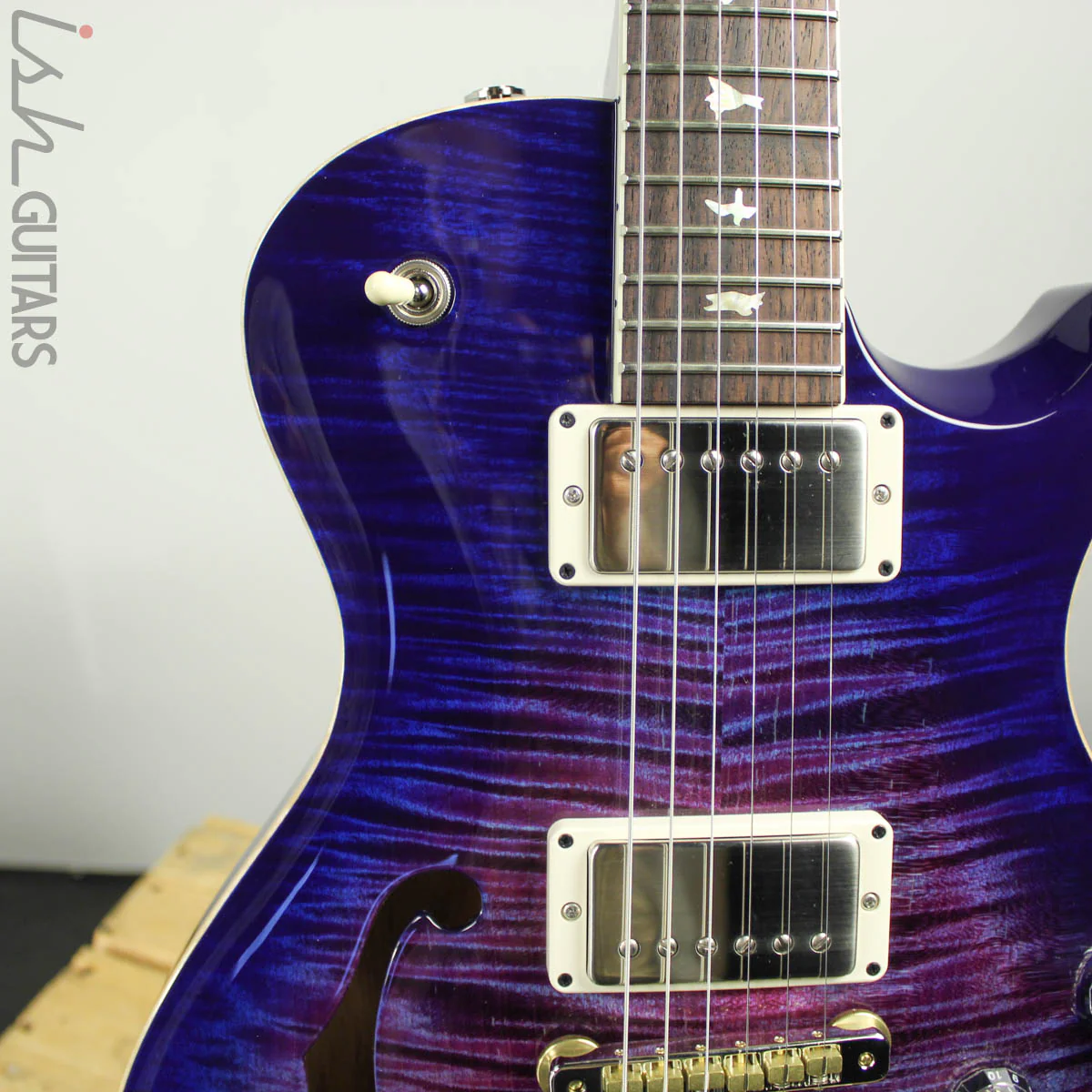 2019 PRS McCarty 594 Singlecut Semi-Hollow Limited Edition Violet Blue Burst - Image 4