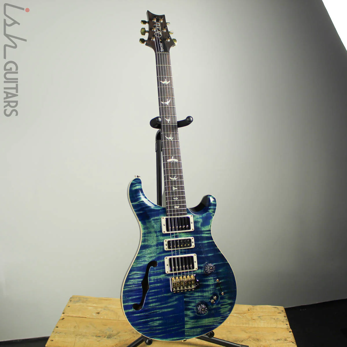 2019 PRS Special 22 Semi-Hollow 10-Top River Blue - Image 2