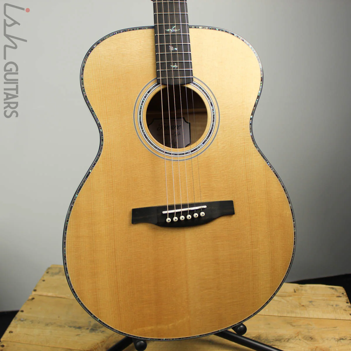2019 PRS SE T55E Tonare Black Gold Burst Acoustic Electric B-STOCK - Image 2