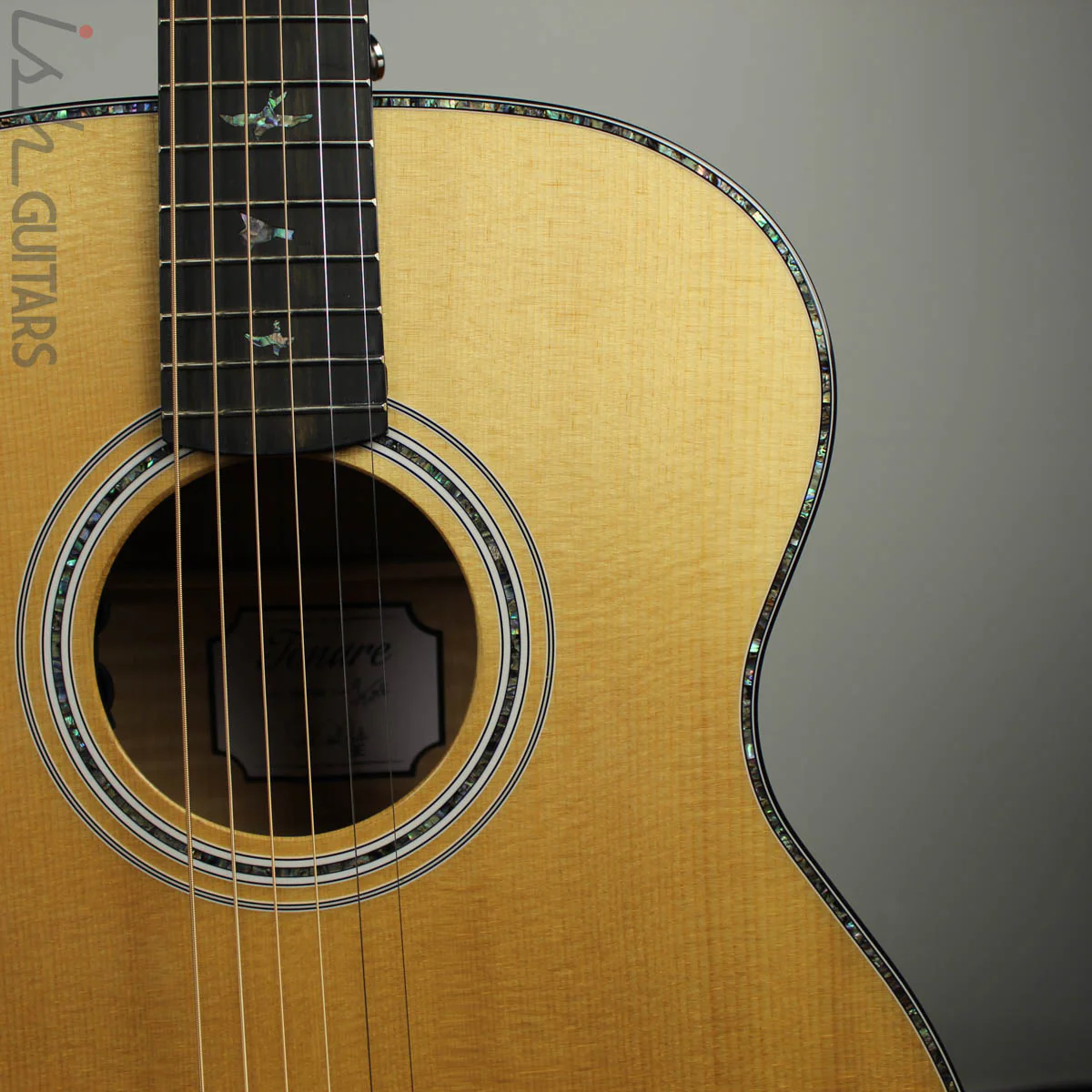 2019 PRS SE T55E Tonare Black Gold Burst Acoustic Electric B-STOCK - Image 4