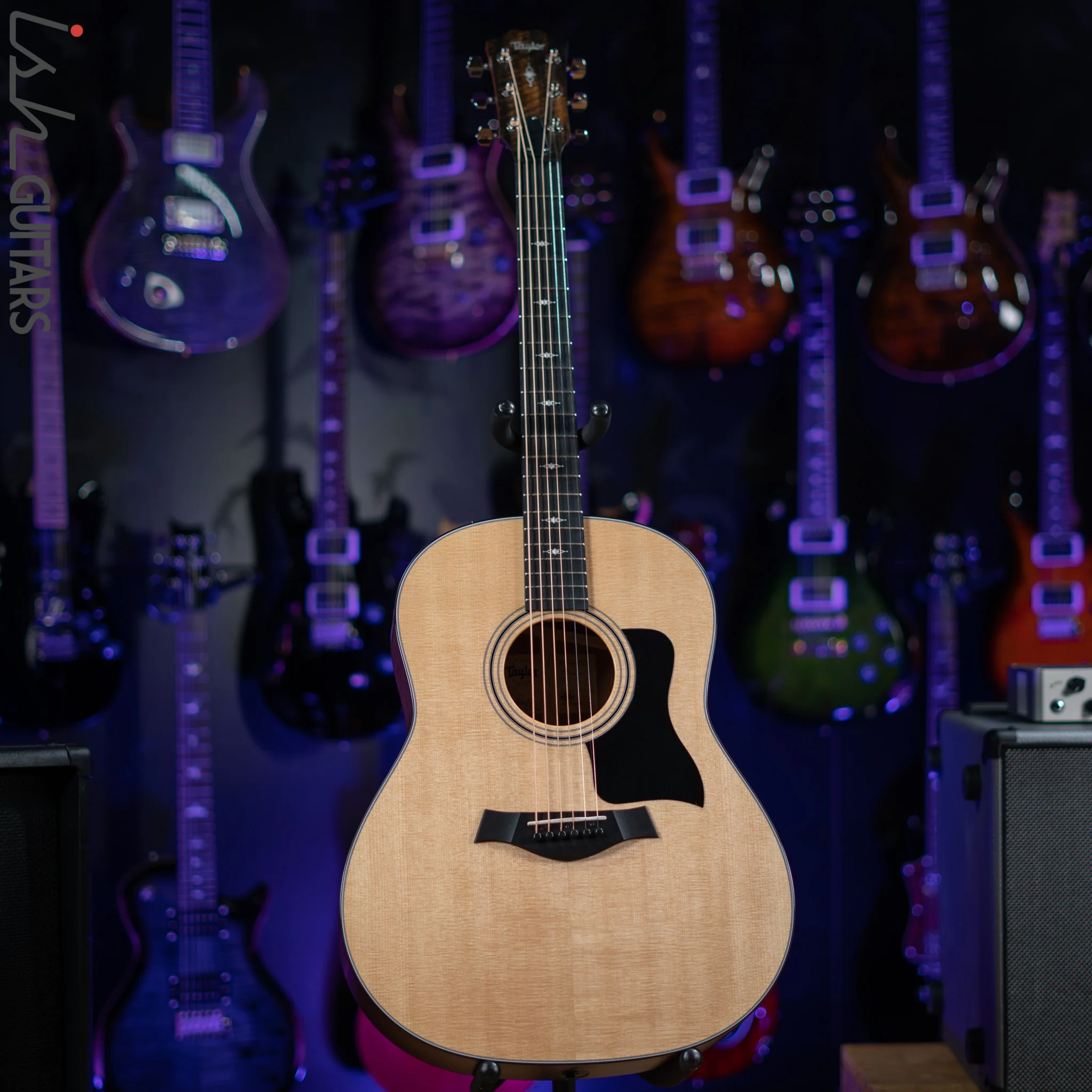 2019 Taylor 317e Grand Pacific Acoustic-Electric Guitar Natural - Image 2