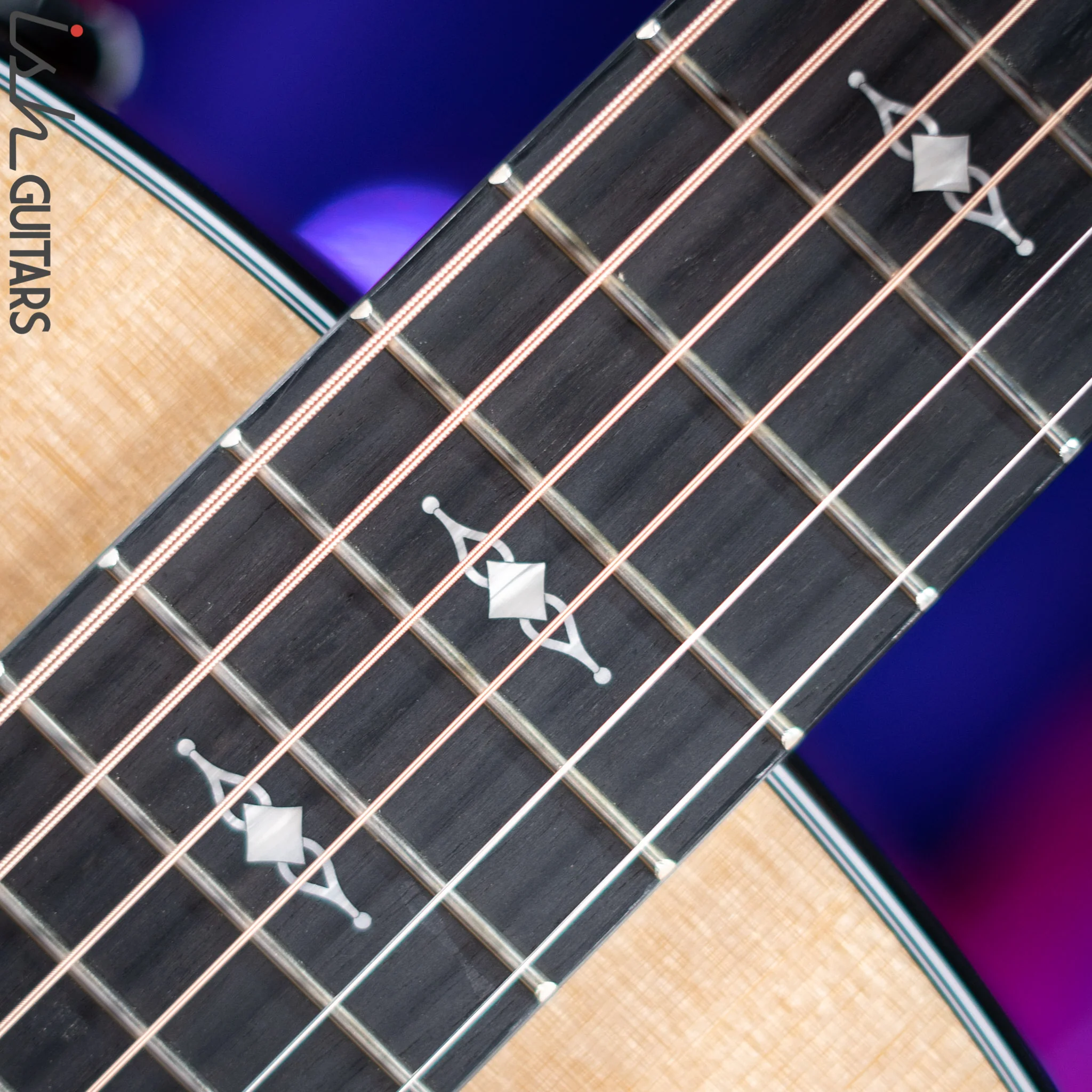 2019 Taylor 317e Grand Pacific Acoustic-Electric Guitar Natural - Image 6