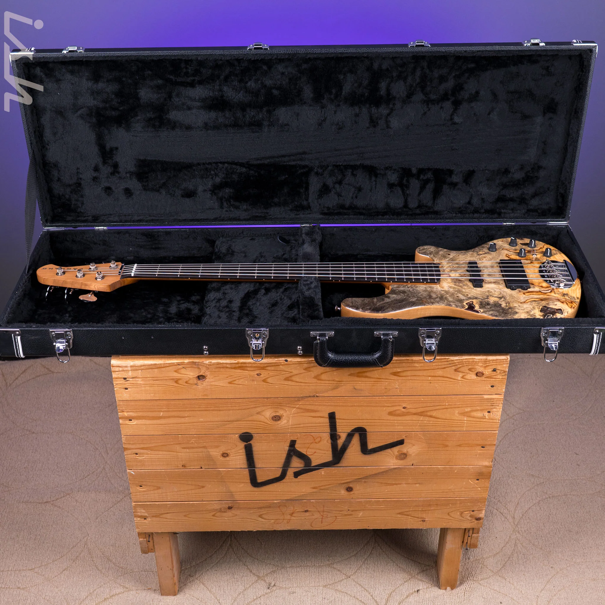 2020-2021 Lakland 55-94 Deluxe 5-String burl maple - Image 14