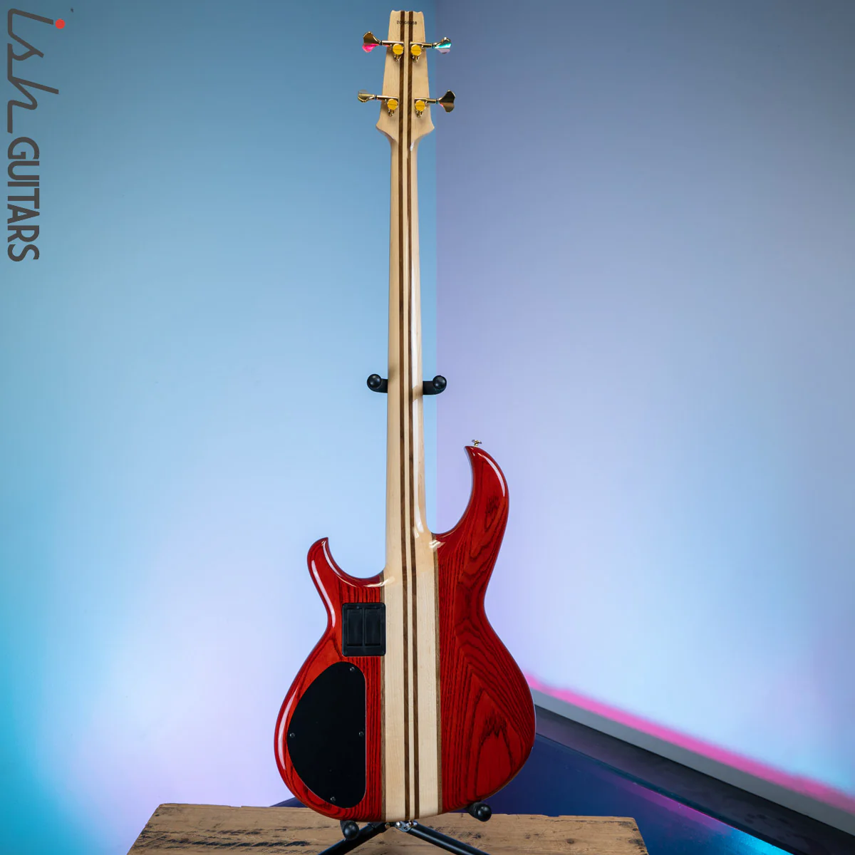 2020 Aria Pro II SB-1000B Reissue Bass Guitar Made in Japan Red - Image 7