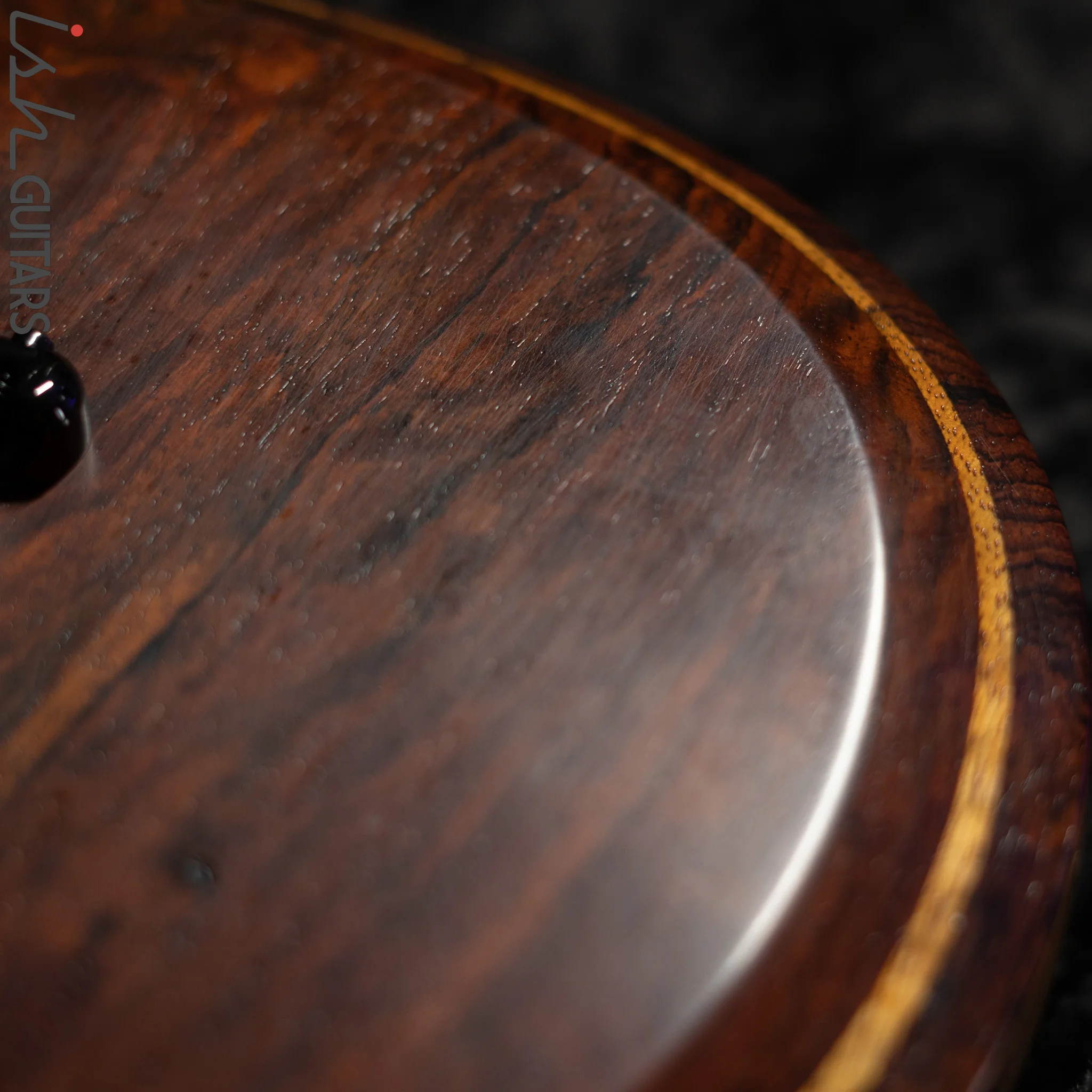 2020 Barlow Guitars Cocobolo Falcon II Natural - Image 14