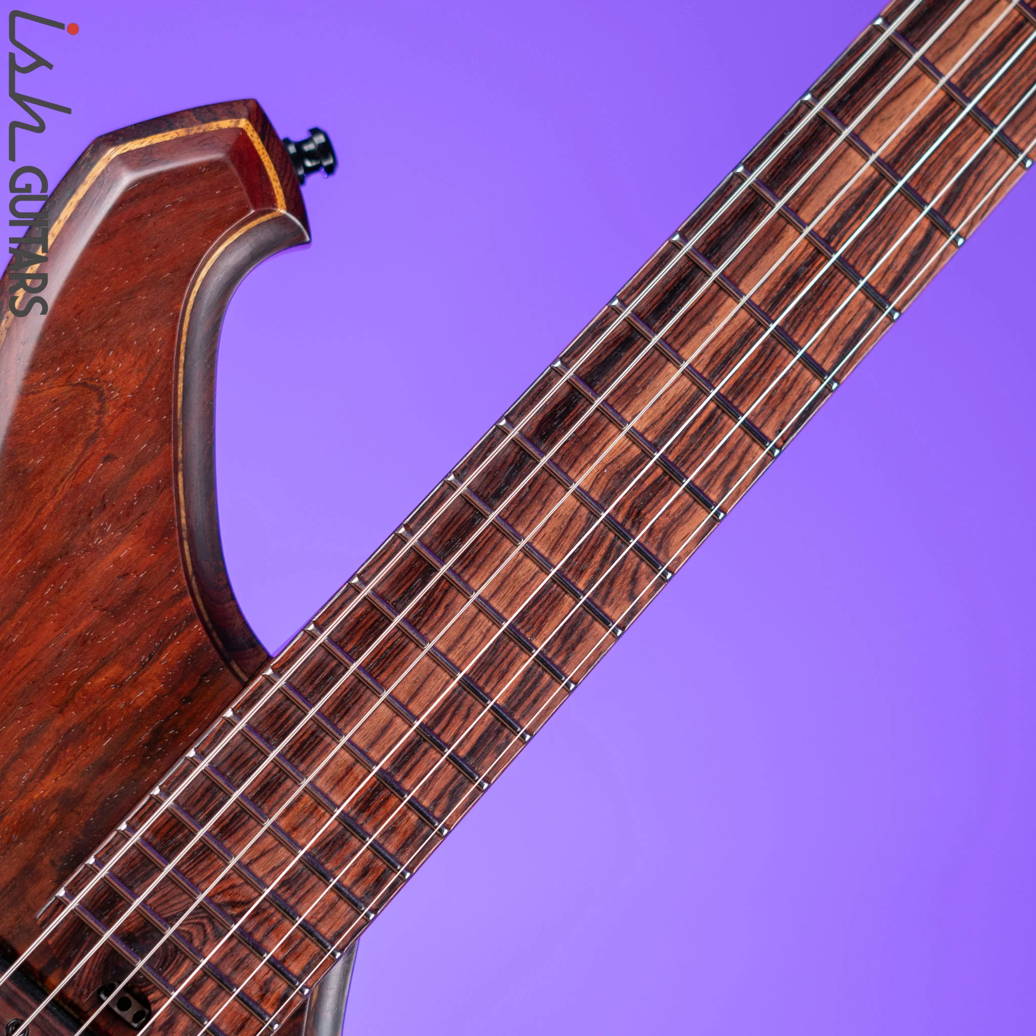 2020 Barlow Guitars Cocobolo Falcon II Natural - Image 6