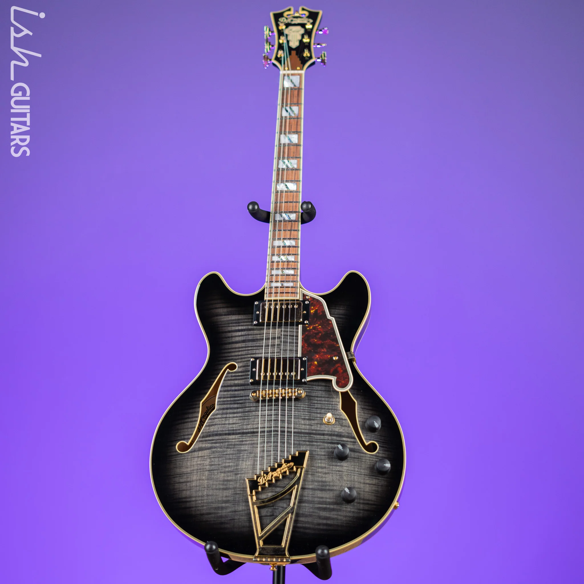 2020 D'Angelico EX-DC Grey Black - Image 2