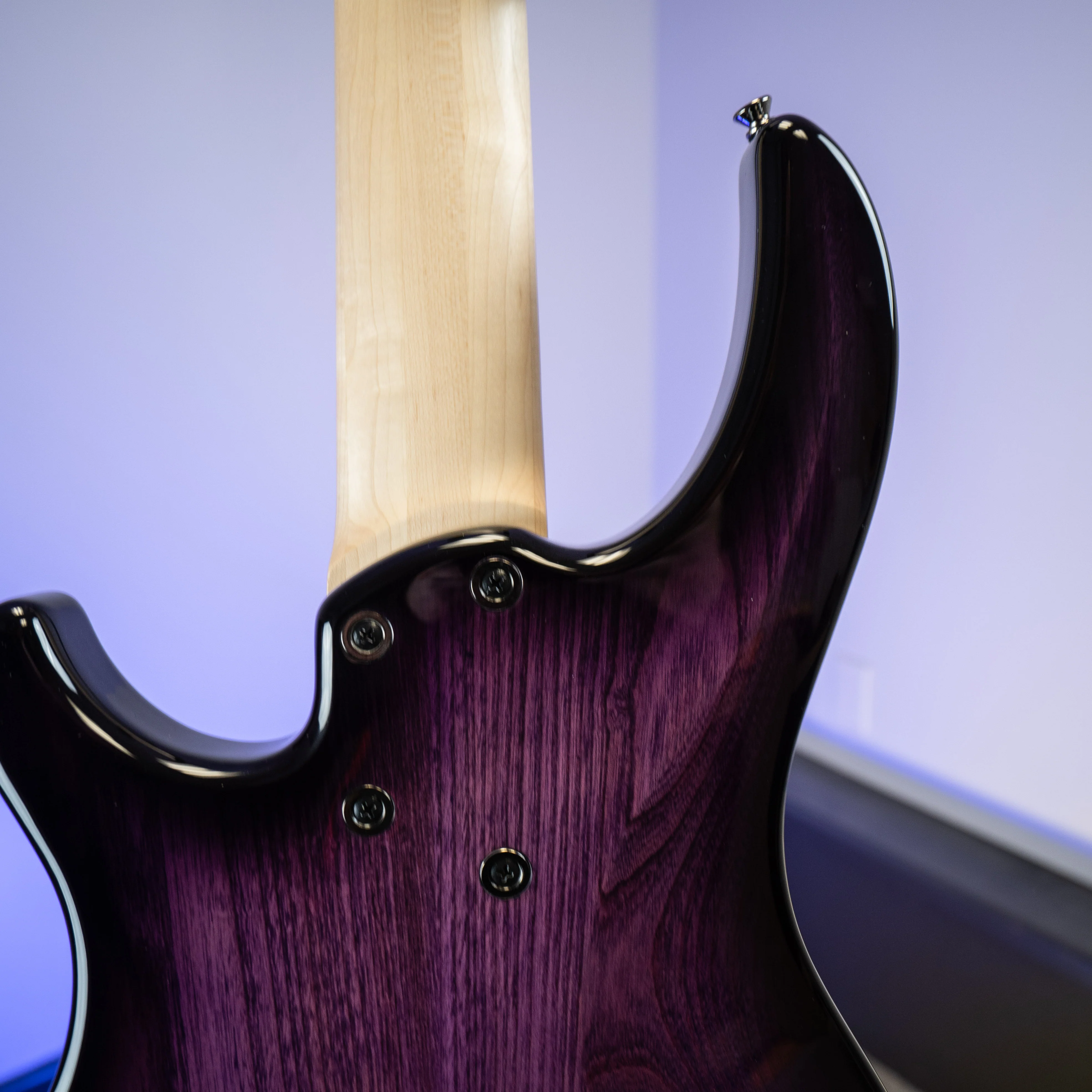 Dingwall 5-String Combustion 2X 10th Anniversary Amethyst Burst Pau Ferro Fretboard - B Stock - Image 10