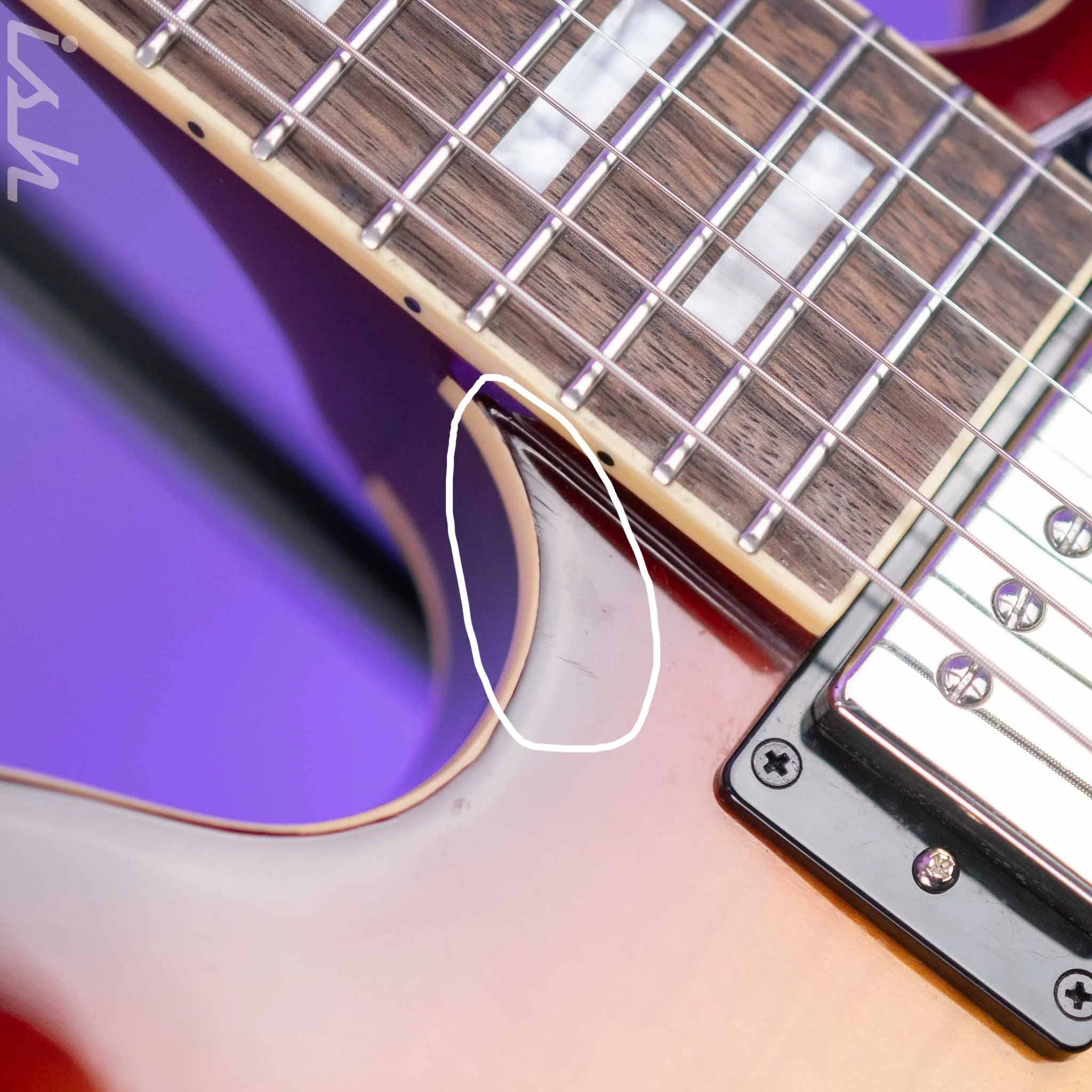 2020 Epiphone ES-335 Figured Semi-Hollow Raspberry Tea Burst - Image 6
