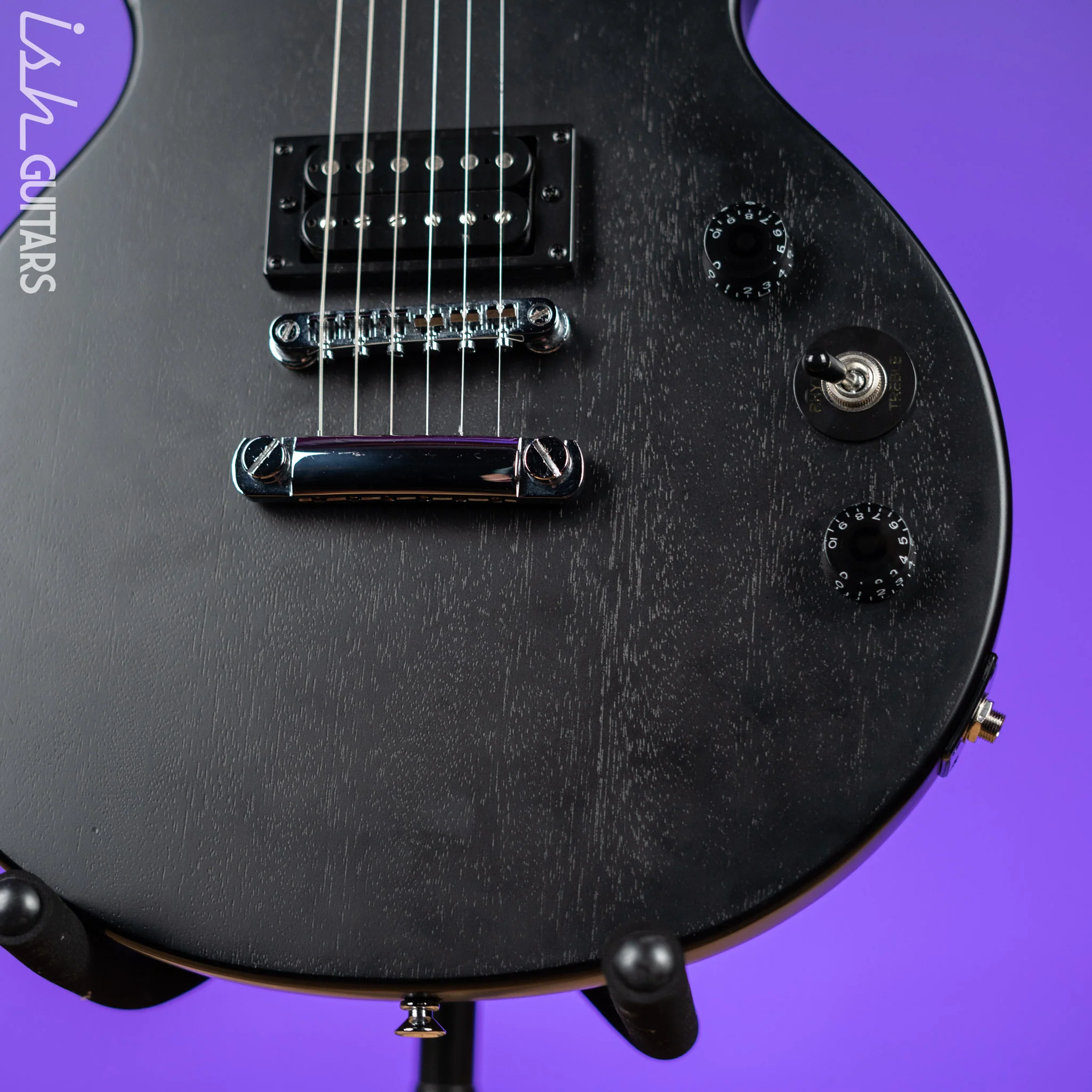2020 Epiphone Les Paul Special Vintage Edition Black - Image 4