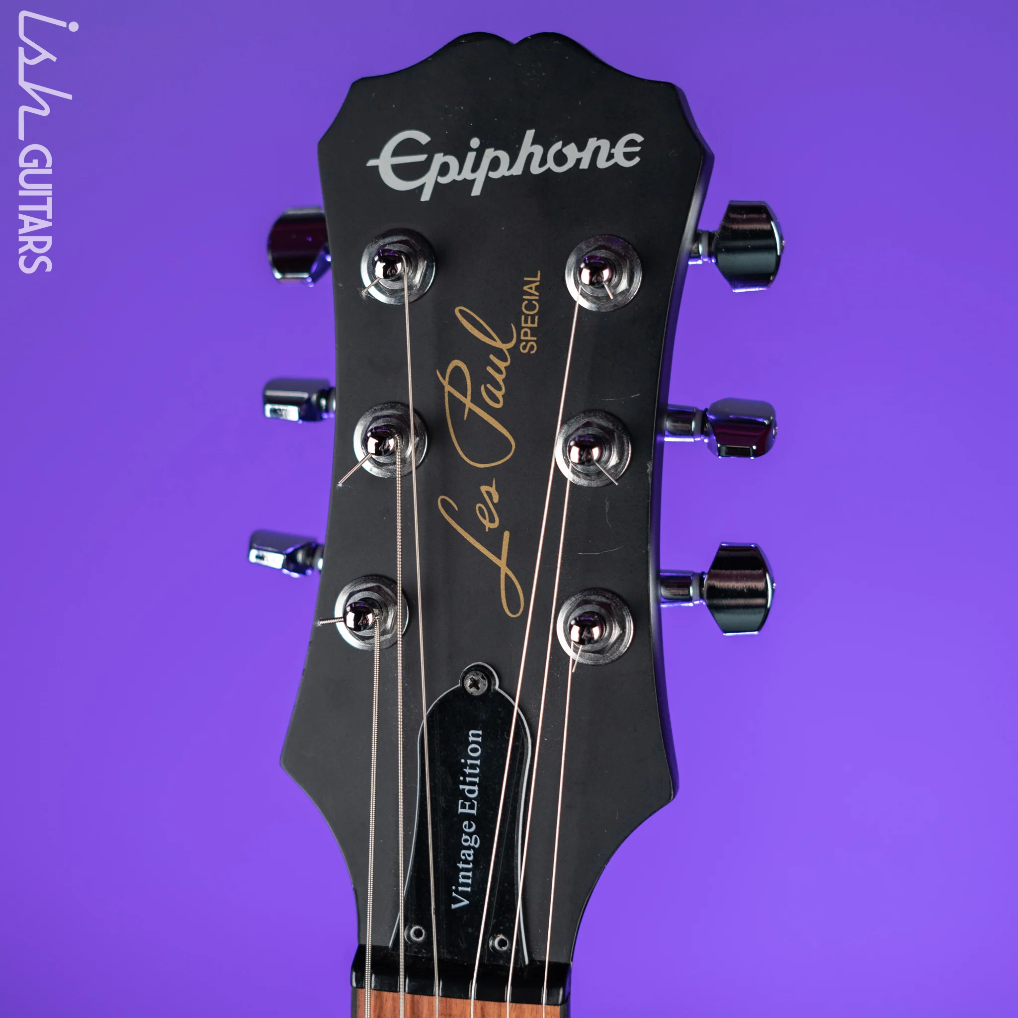 2020 Epiphone Les Paul Special Vintage Edition Black - Image 5
