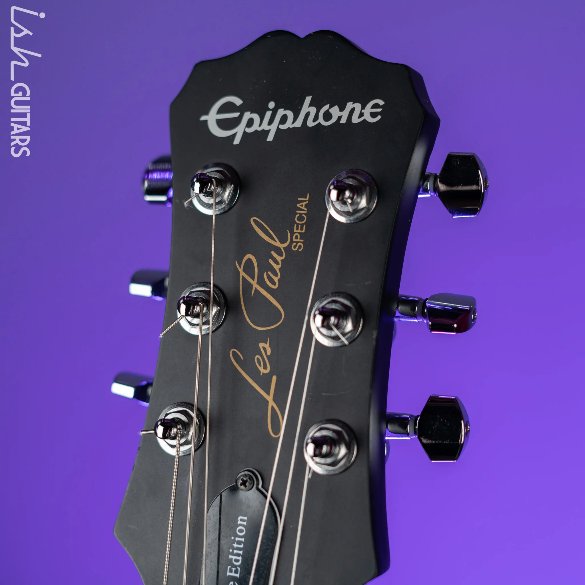 2020 Epiphone Les Paul Special Vintage Edition Black - Image 6